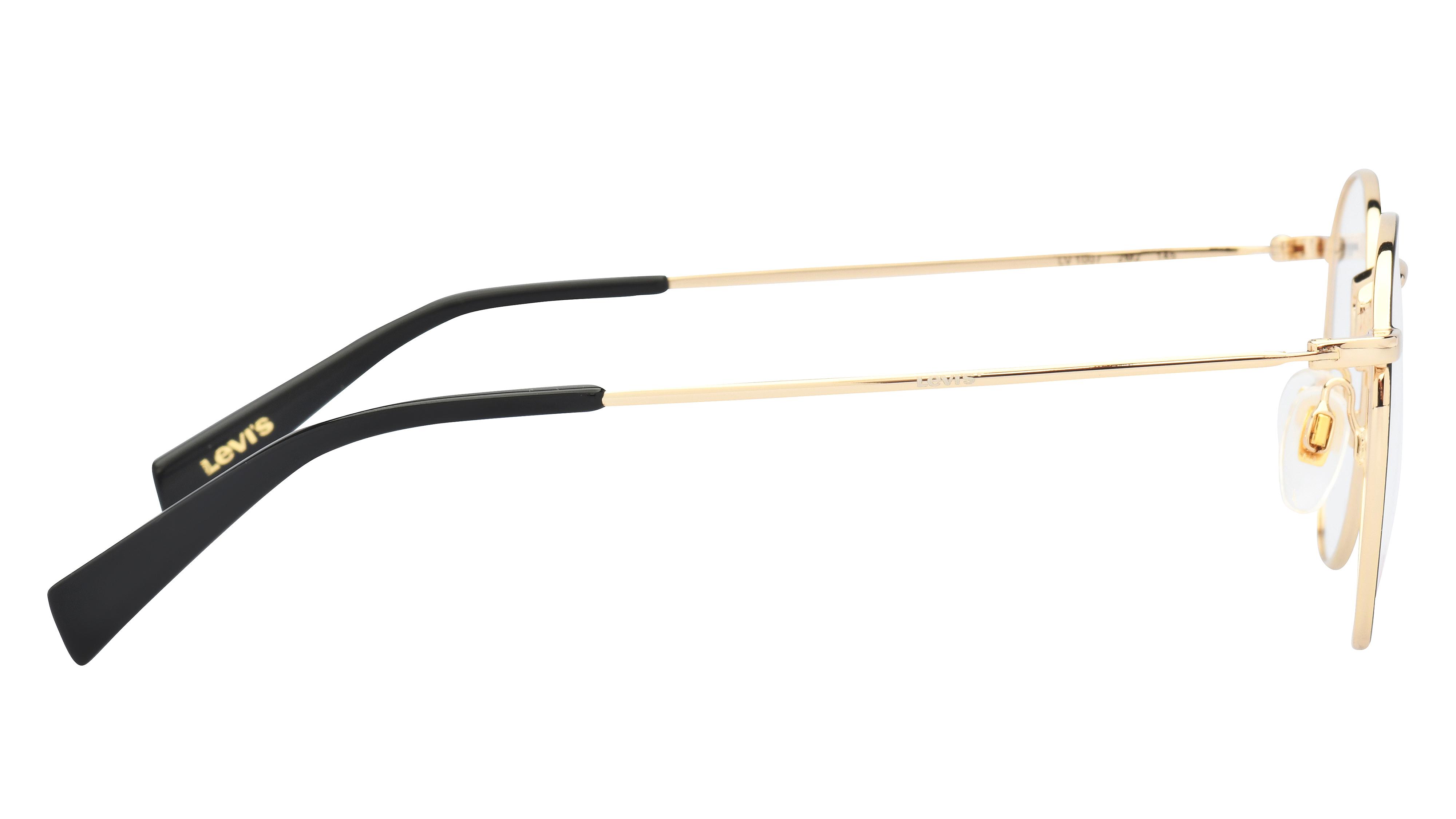 Lunettes de vue Levi's Mixte Noir Ronde Lv1007 Droite