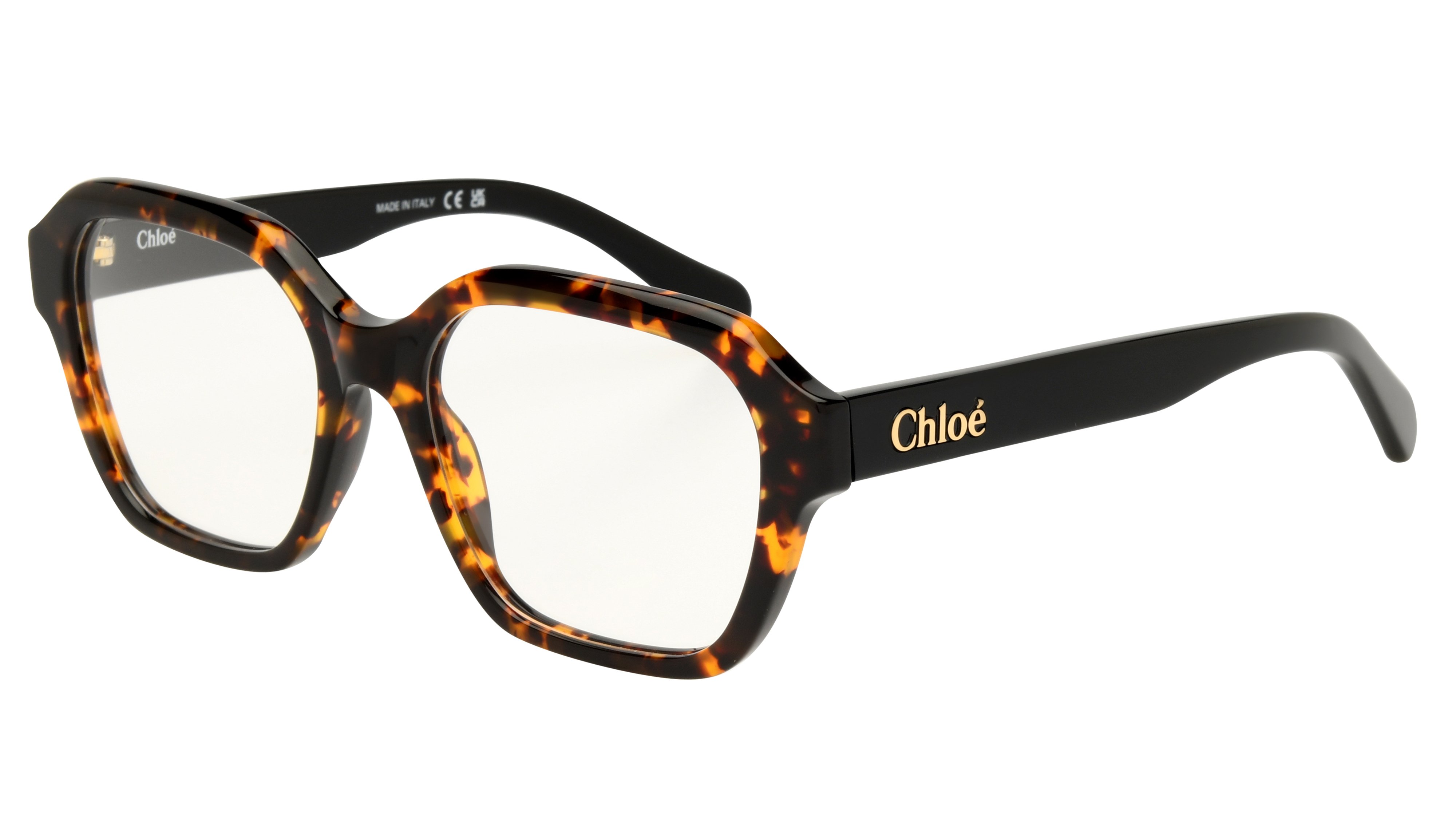 Lunettes de vue Chloé Femme Écaille Rectangle Ch0272O Trois-Quart