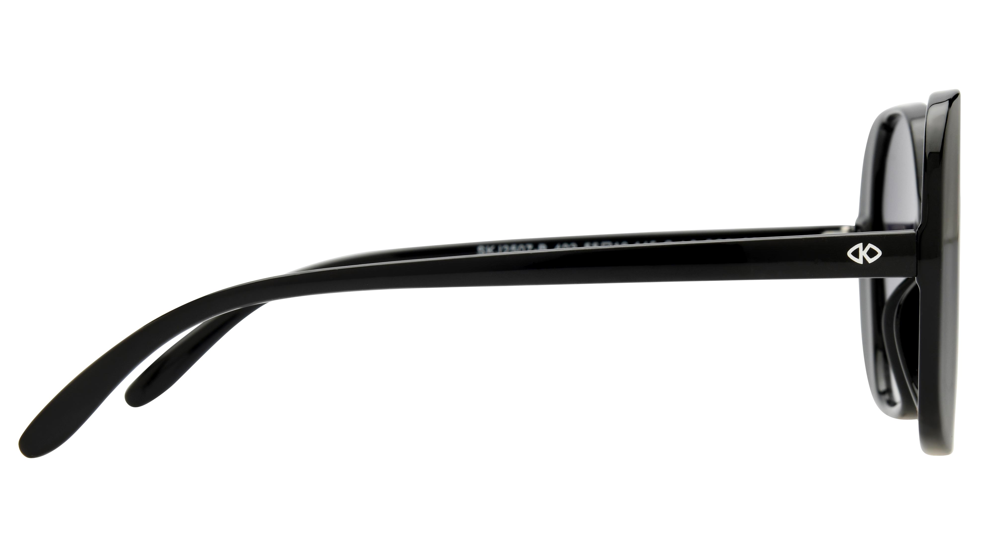 Lunettes de soleil Signature Krys Femme Noir Carré Skj2507-B Droite