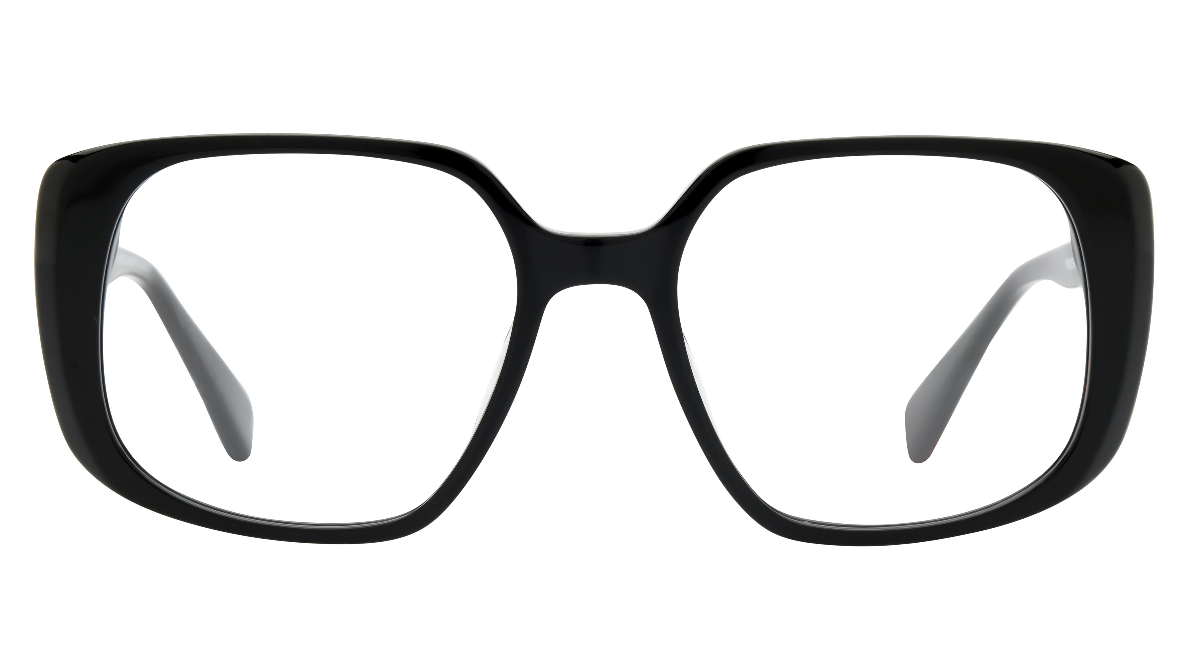 Lunettes de vue French Disorder Femme Noir Carré Fd2502 Face