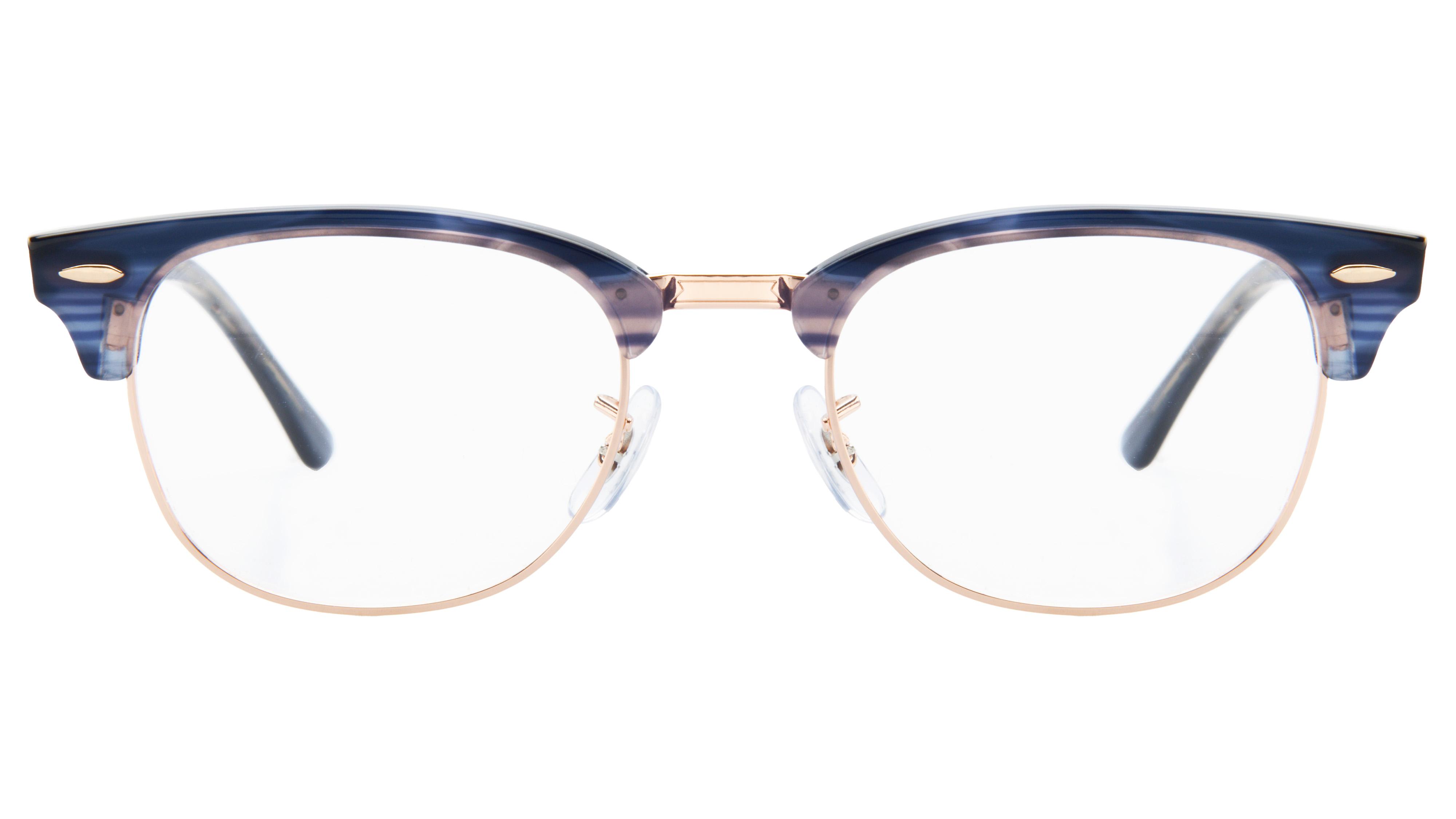 Lunettes de vue Ray-Ban Mixte Bleu Carré Rx5154 Face