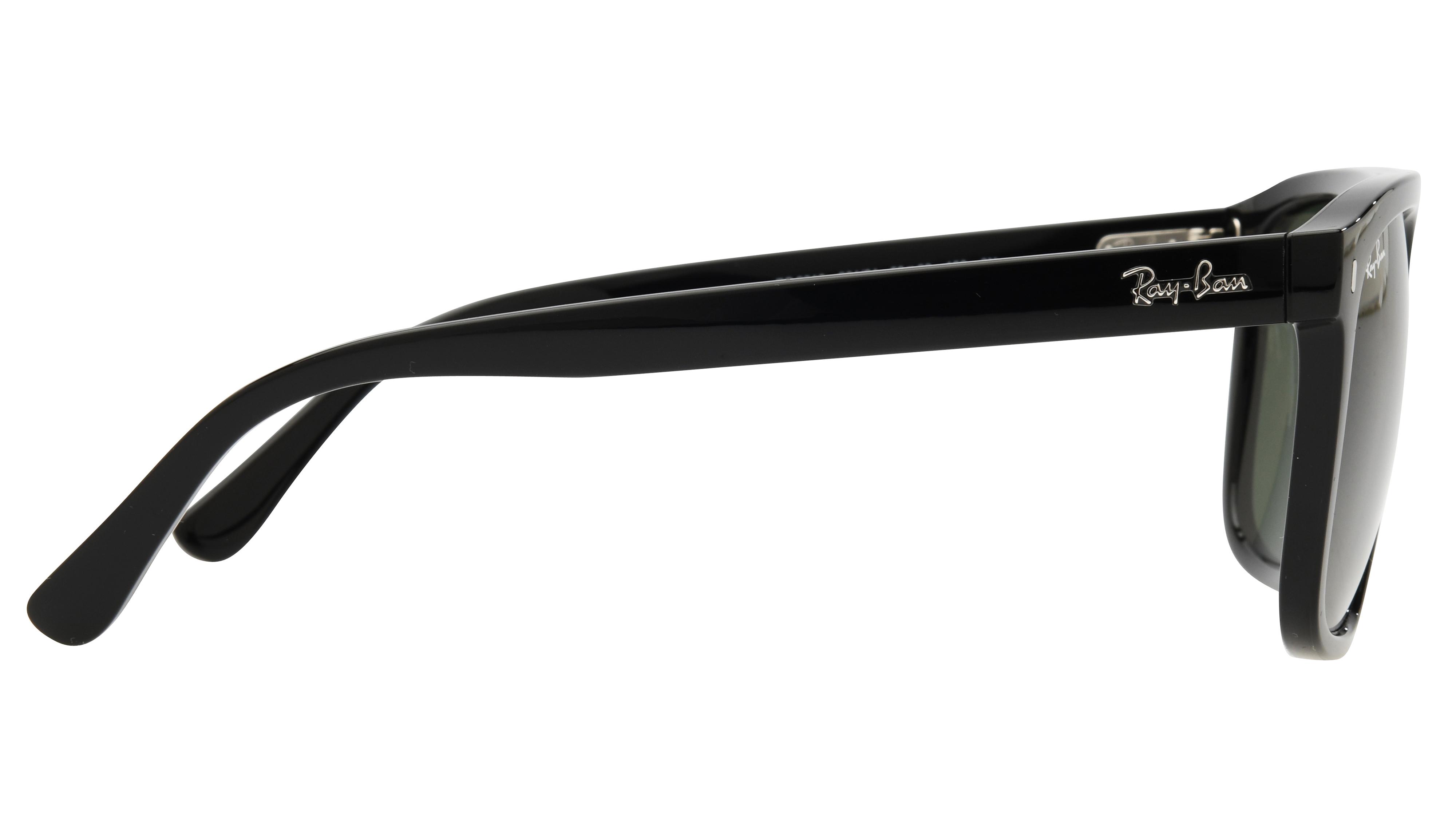 Lunettes de soleil Ray-Ban Mixte Noir Aviateur RB2213 Droite