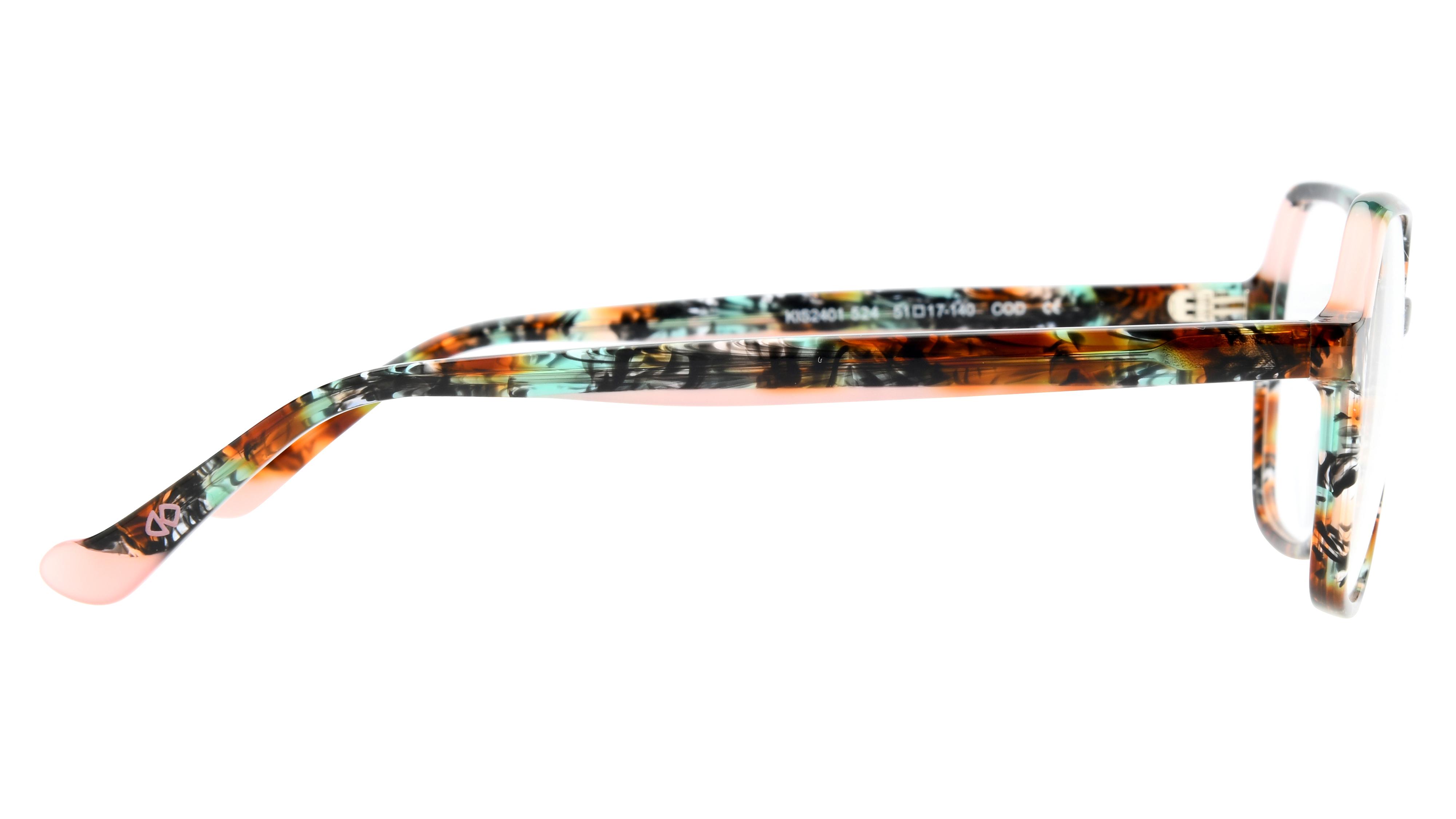 Lunettes de vue Signature Krys Femme Bleu Rectangle Kis2401 Droite