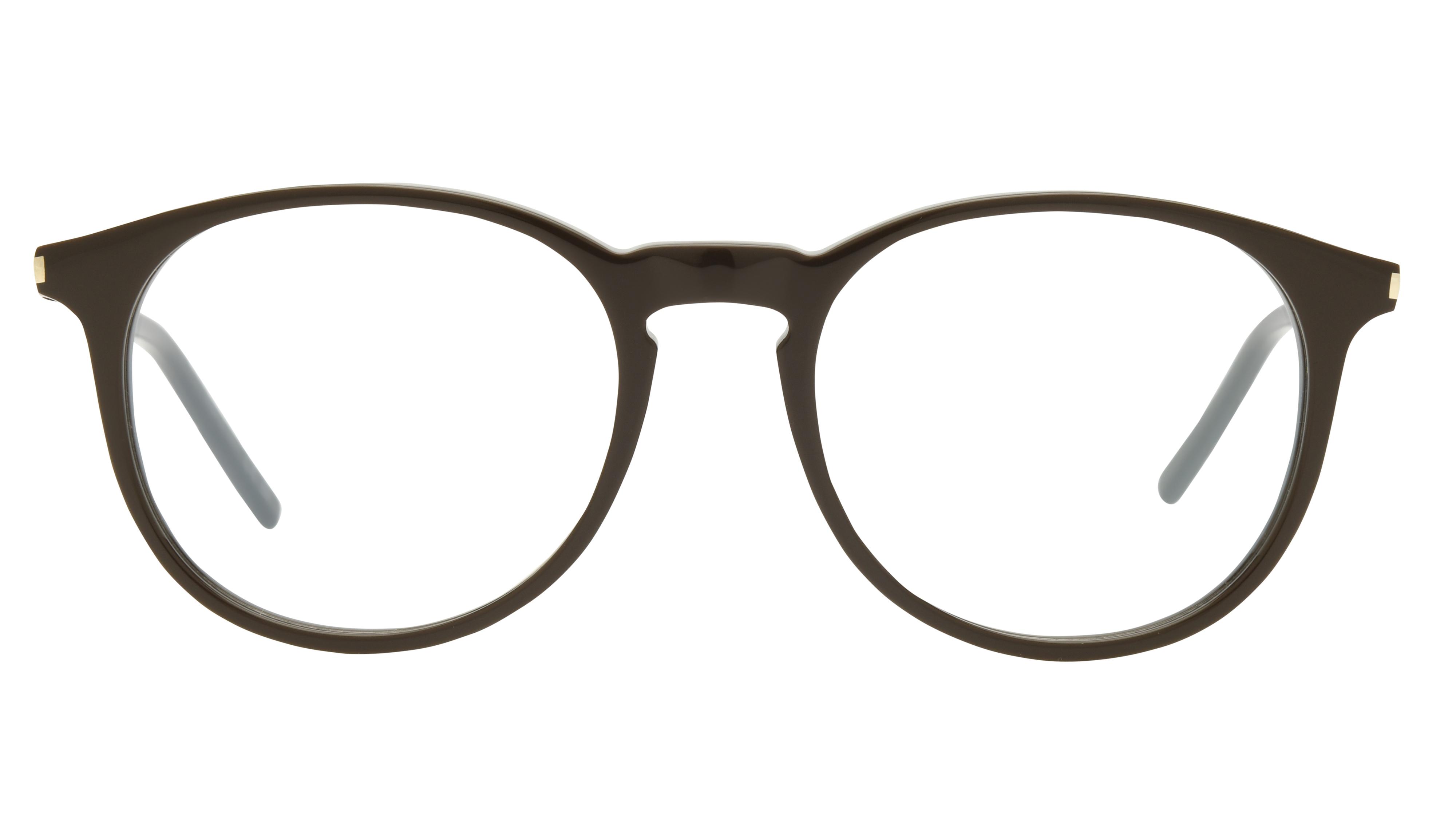 Lunettes de vue Saint Laurent Mixte Marron Pantos Sl106 Face