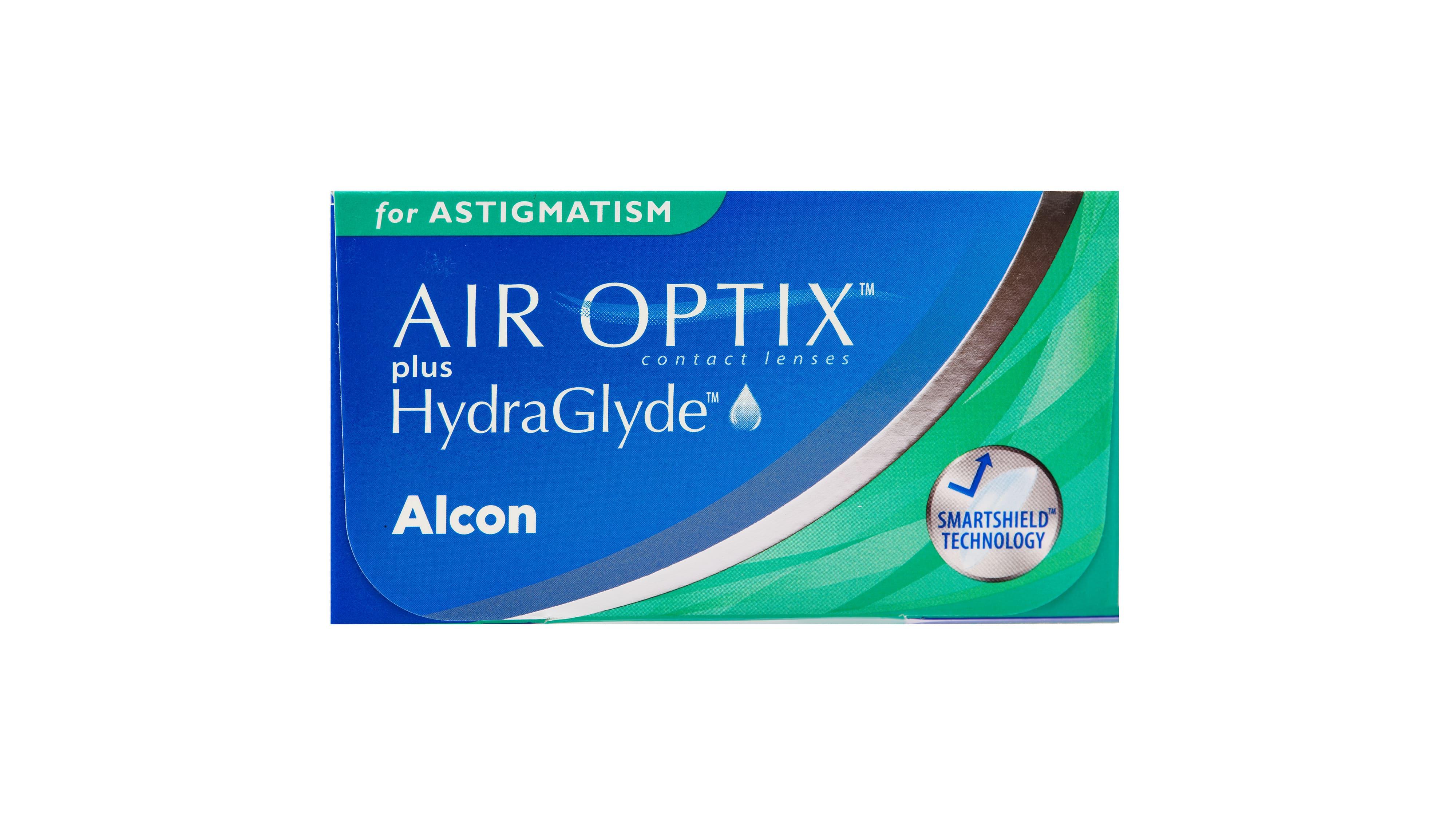 Lentilles de contact Air Optix Plus HydraGlyde for astigmatism 