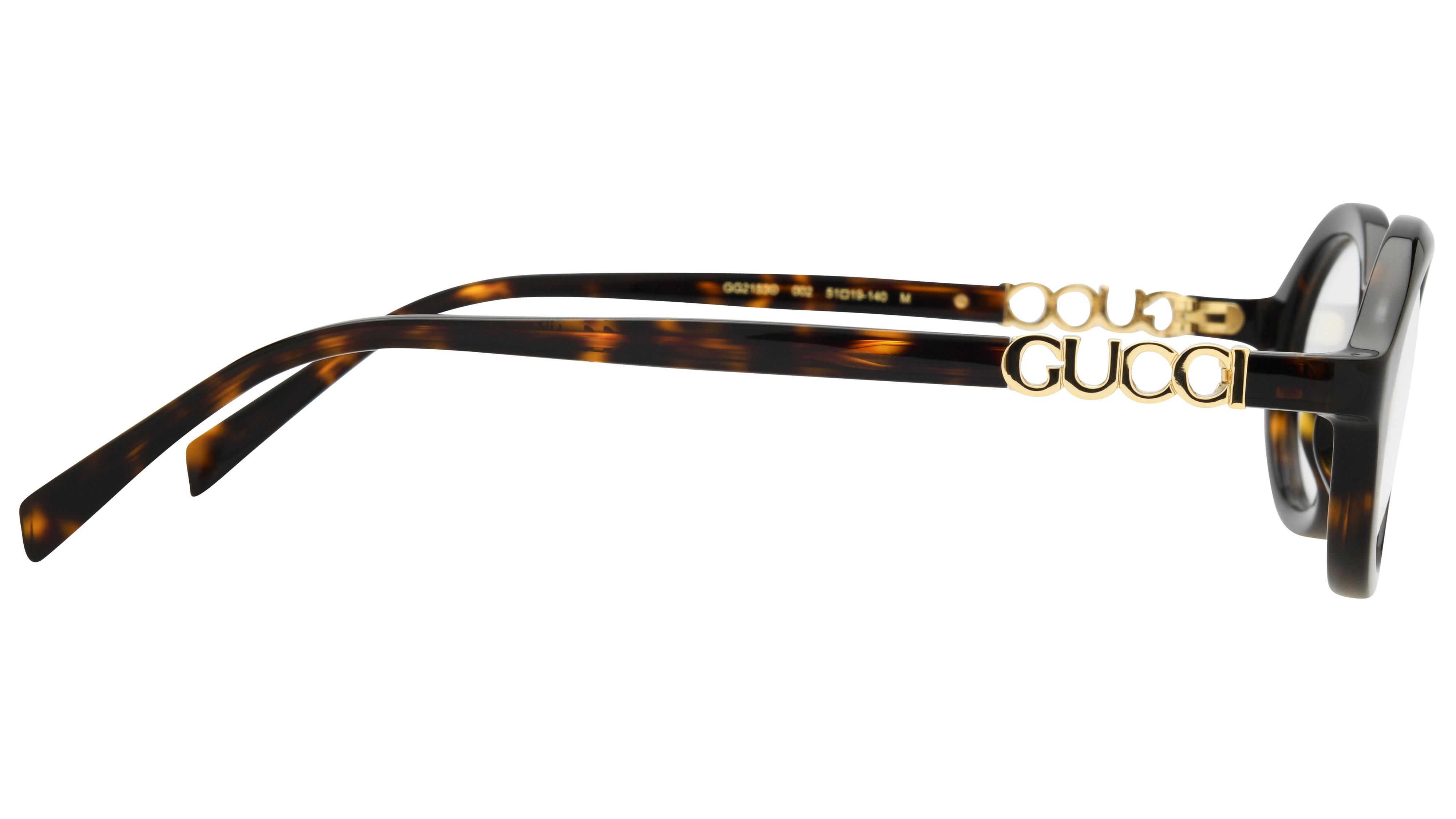 Lunettes de vue Gucci Femme Écaille Ovale gg2153o Droite