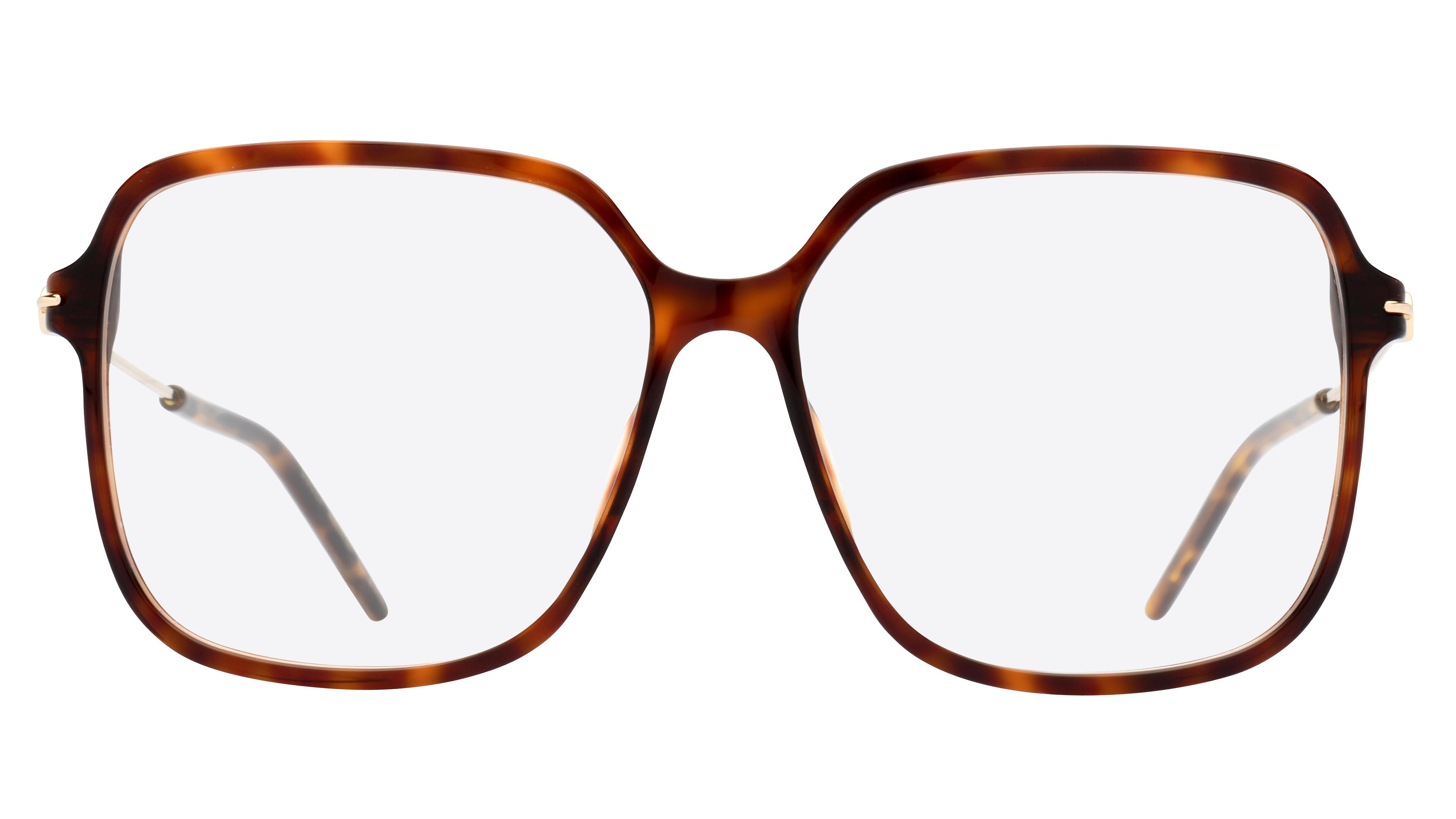 Lunettes de vue Gucci Femme Écaille Carré GG1271O Face