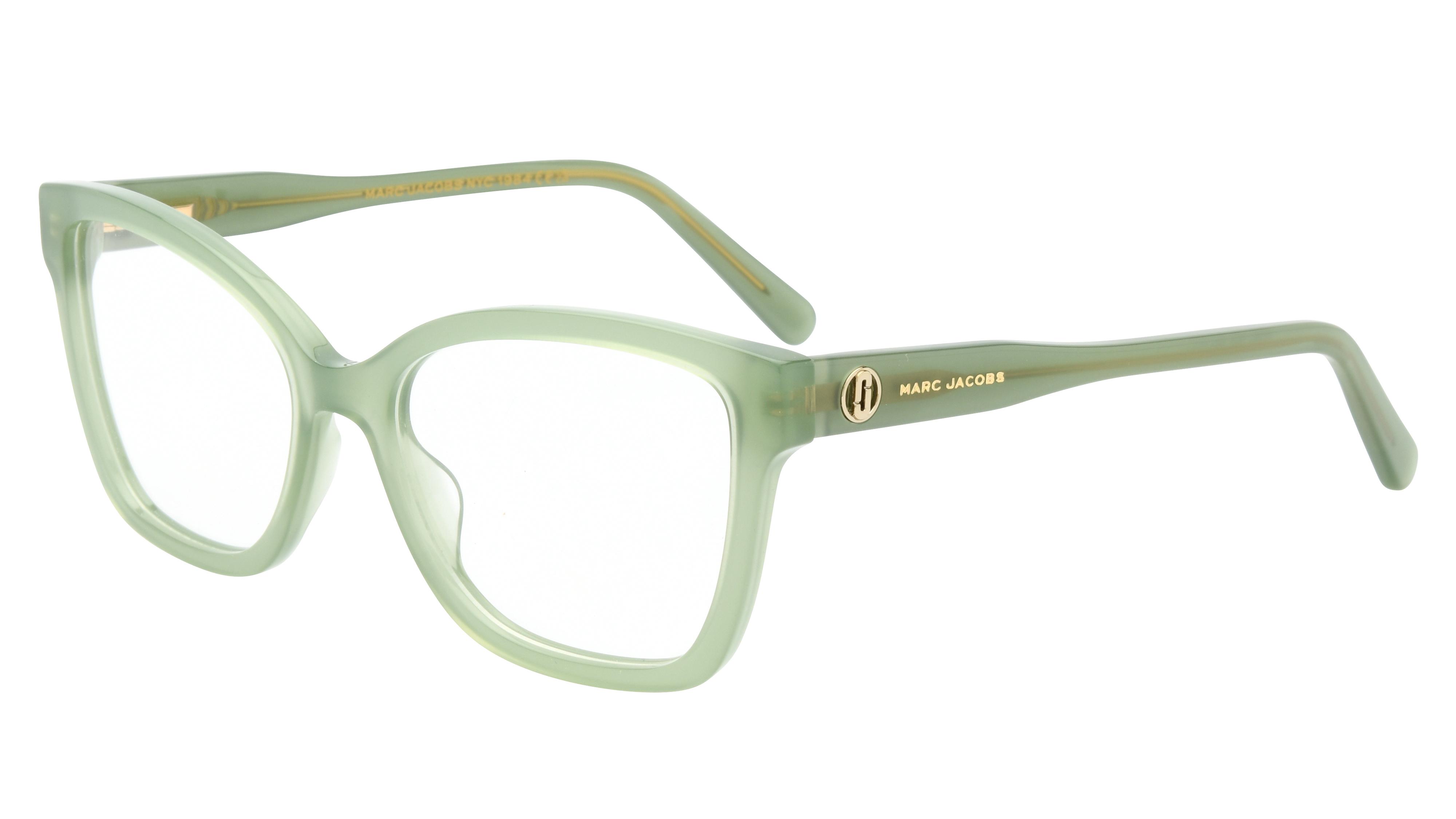 Lunettes de vue Marc Jacobs Femme Vert Rectangle Marc735 Trois-Quart