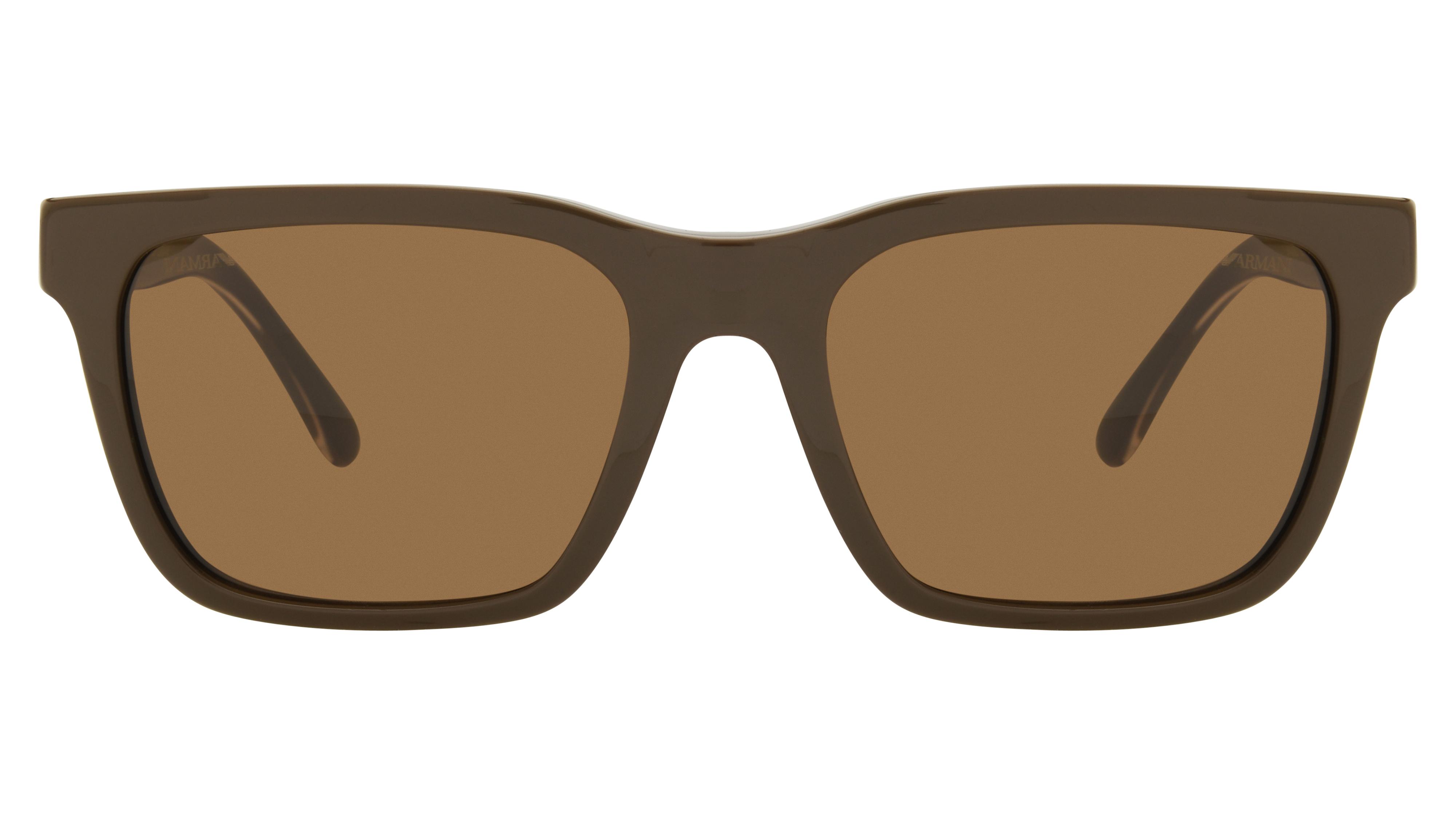 Lunettes de soleil Emporio Armani Homme Marron Carré EA4262U Face