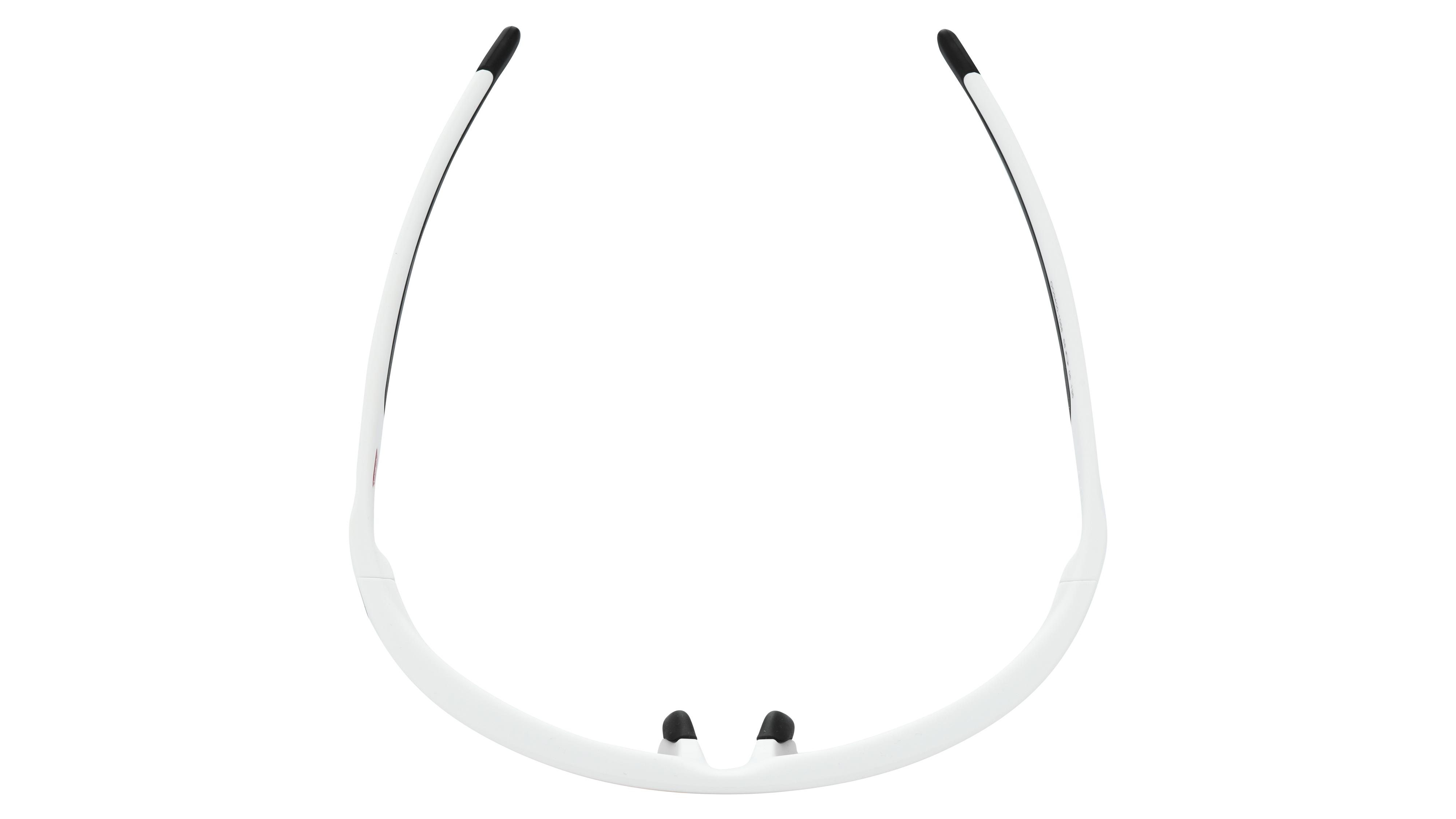 Lunettes de soleil Oakley Mixte Blanc Rectangle Oo9400 Dessus