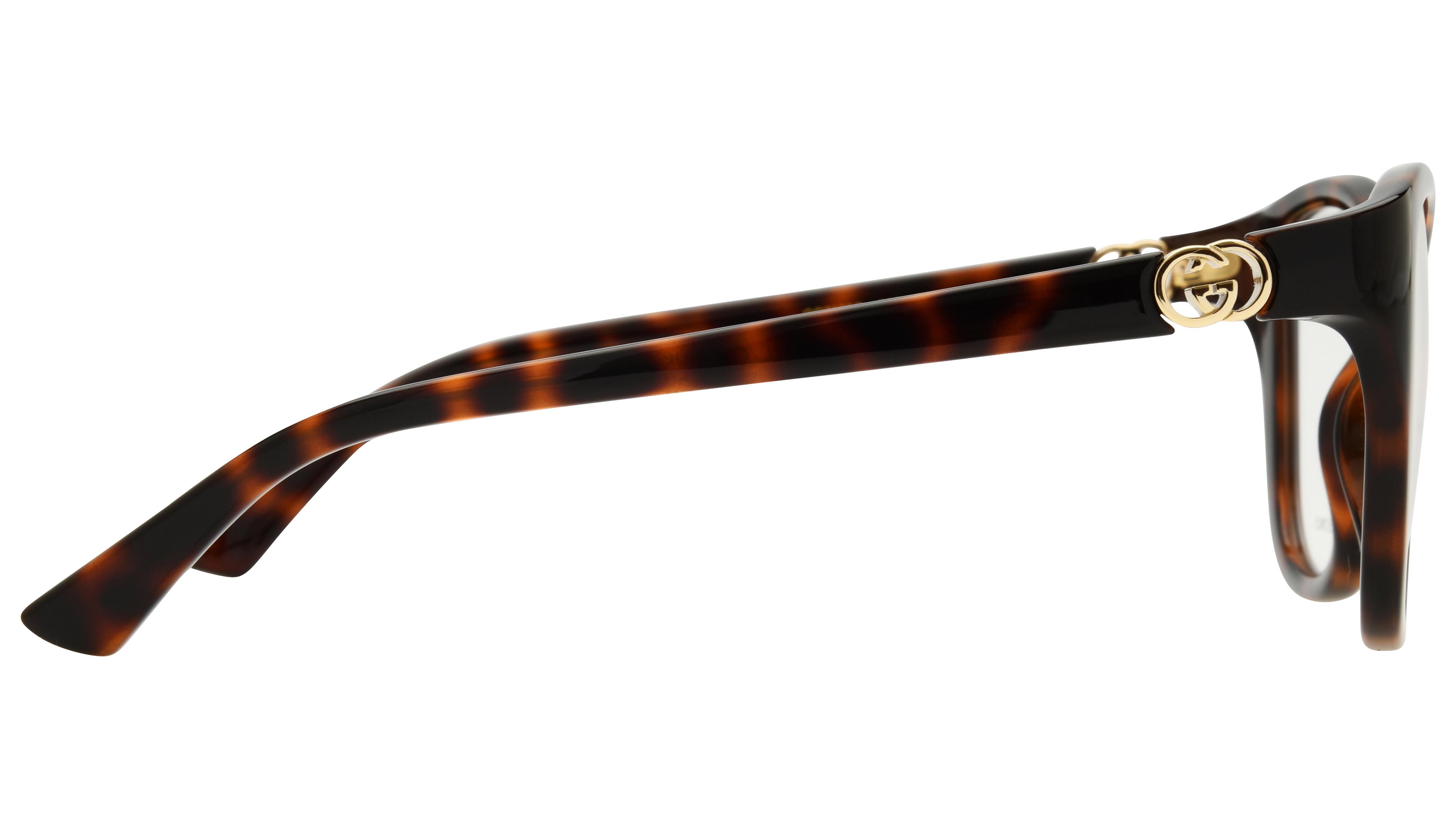 Lunettes de vue Gucci Femme Écaille Papillon Gg2195O Droite
