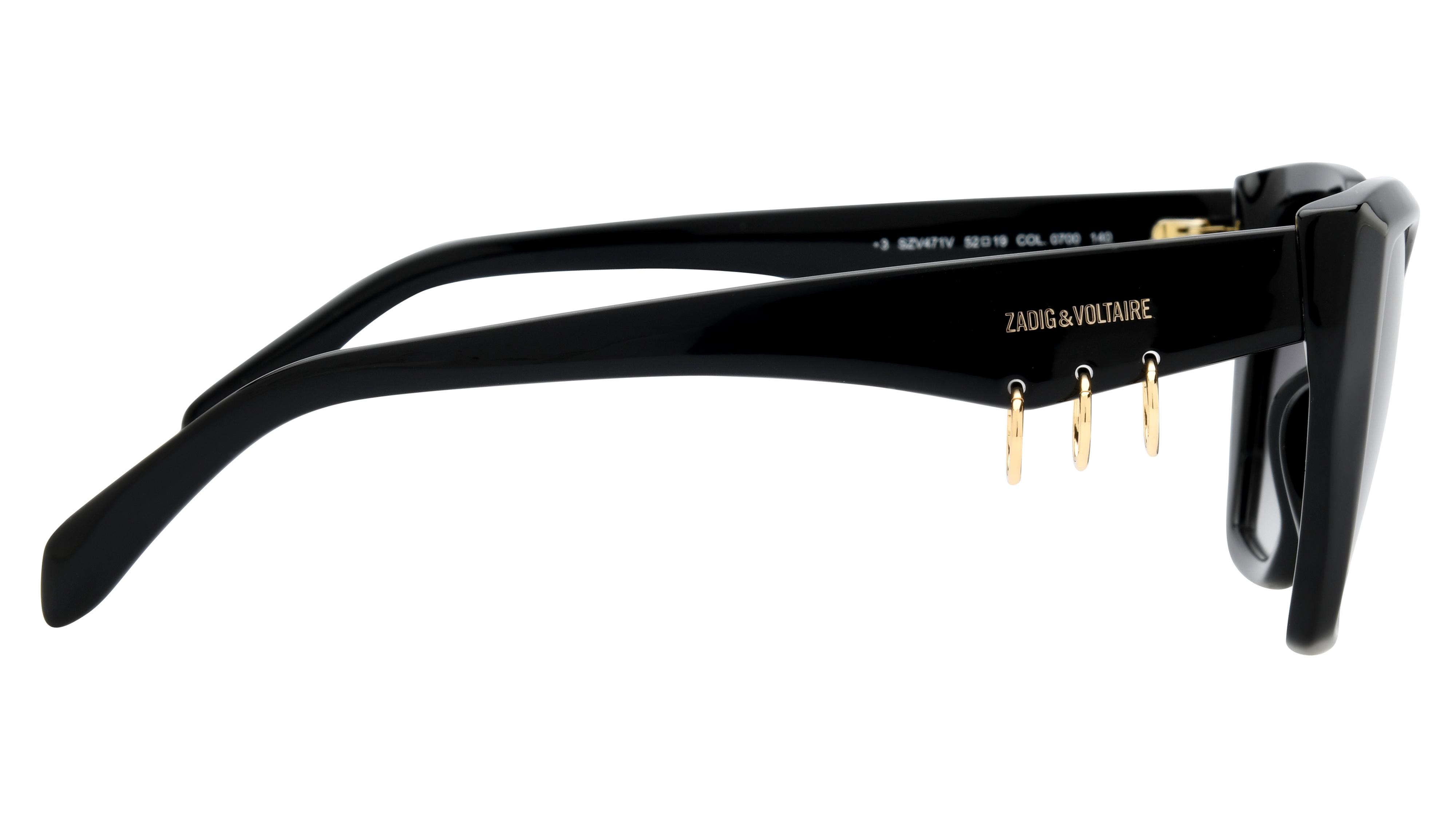 Lunettes de soleil Zadig & Voltaire Femme Noir Papillon SZV471V Droite