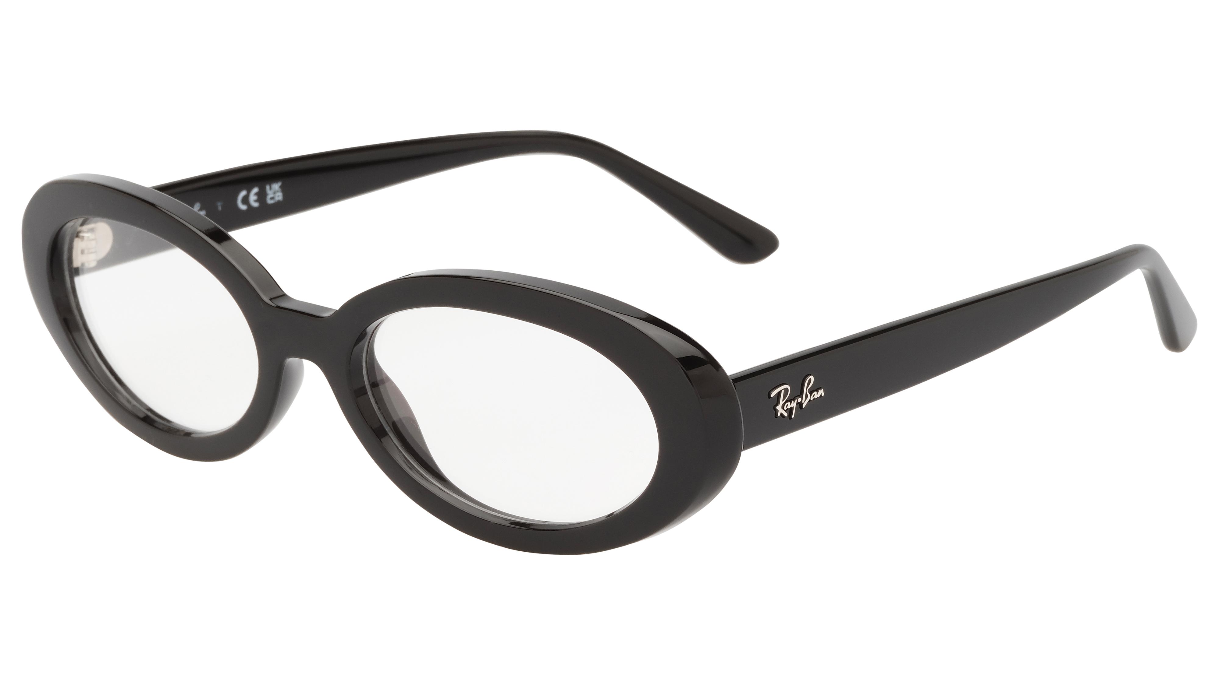 Lunettes de vue Ray-Ban Femme Noir Ovale rx2223v Trois-Quart