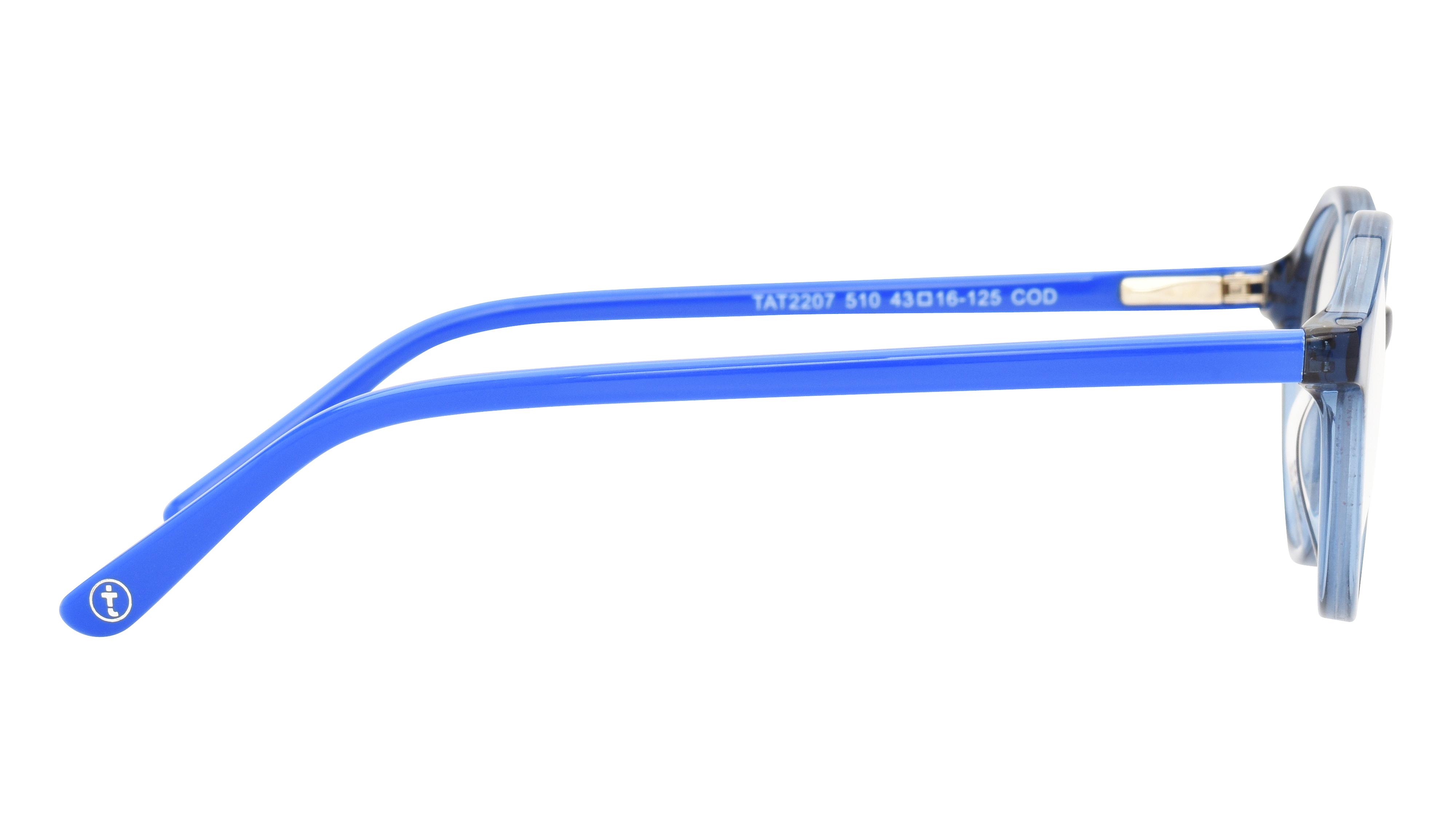 Lunettes de vue têtes à TETES Enfant Bleu Ovale Tat2207 Droite