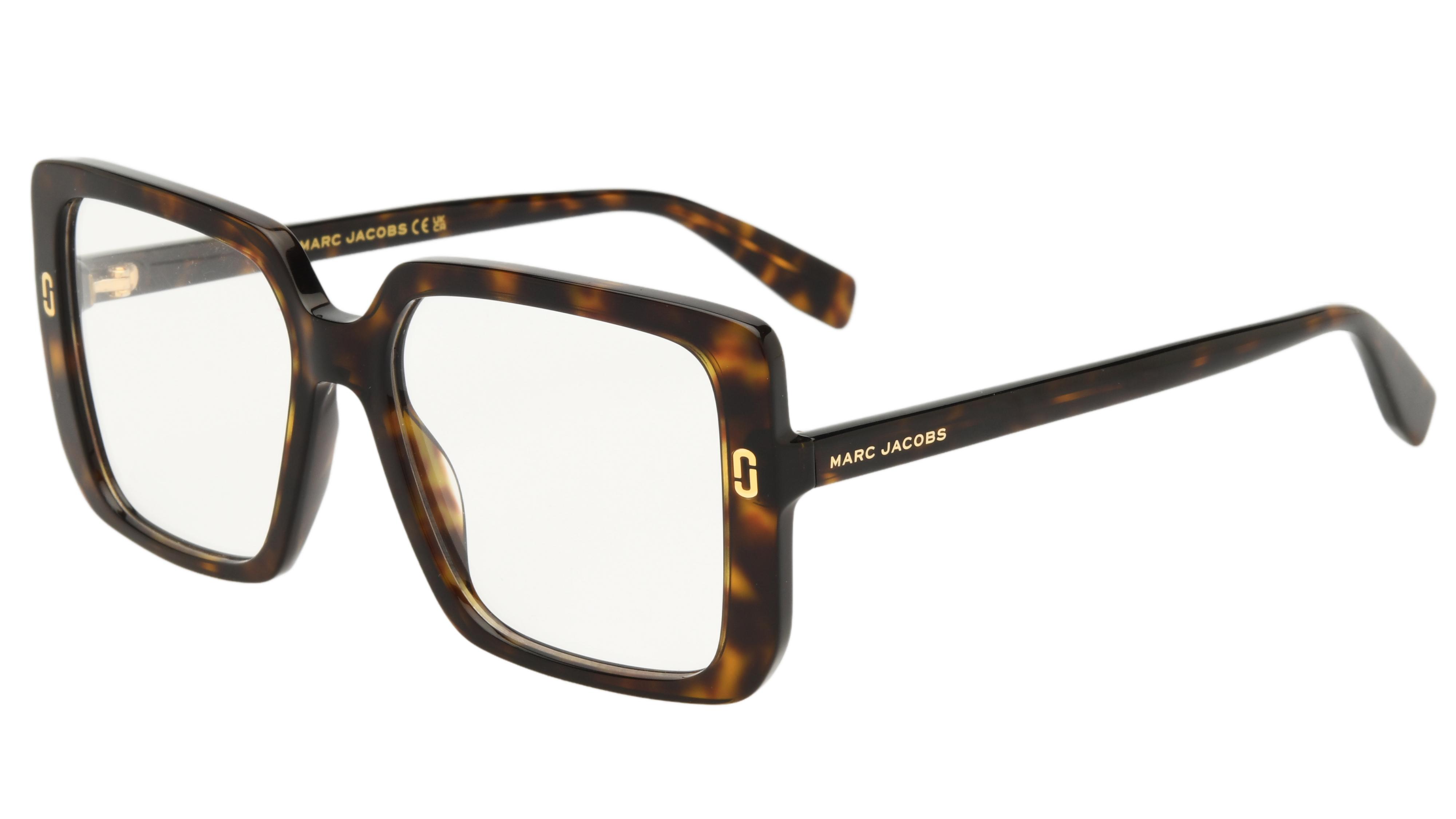 Lunettes de vue Marc Jacobs Femme Écaille Carré Mj1124 Trois-Quart