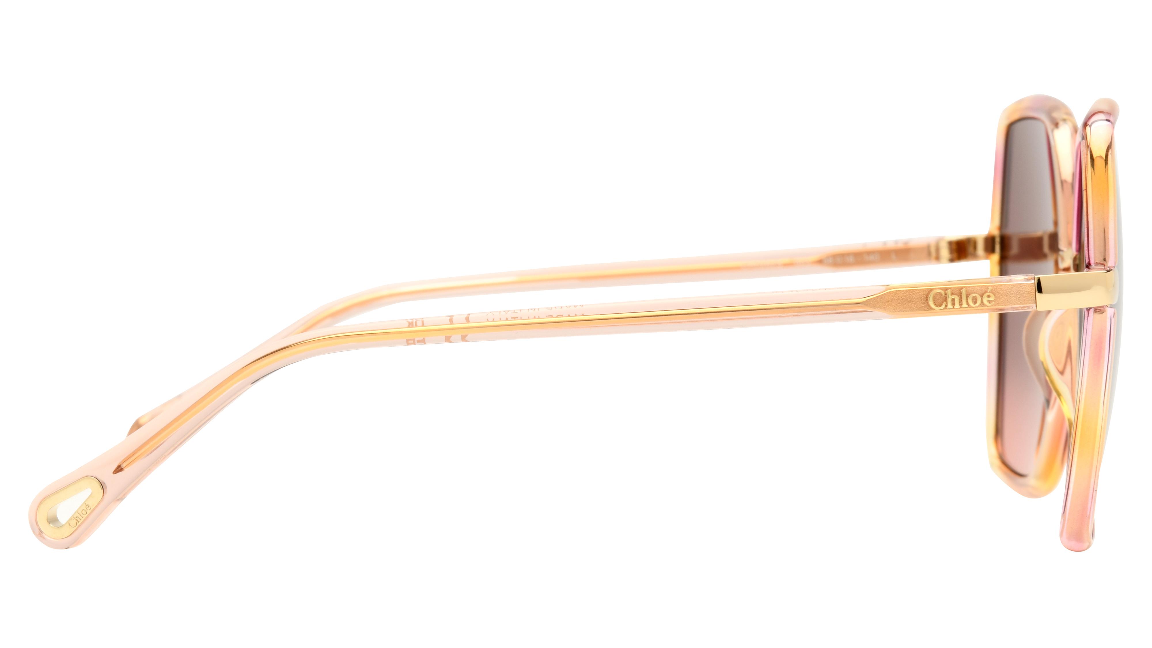 Lunettes de soleil Chloé Femme Écaille Carré Ch0262S Droite