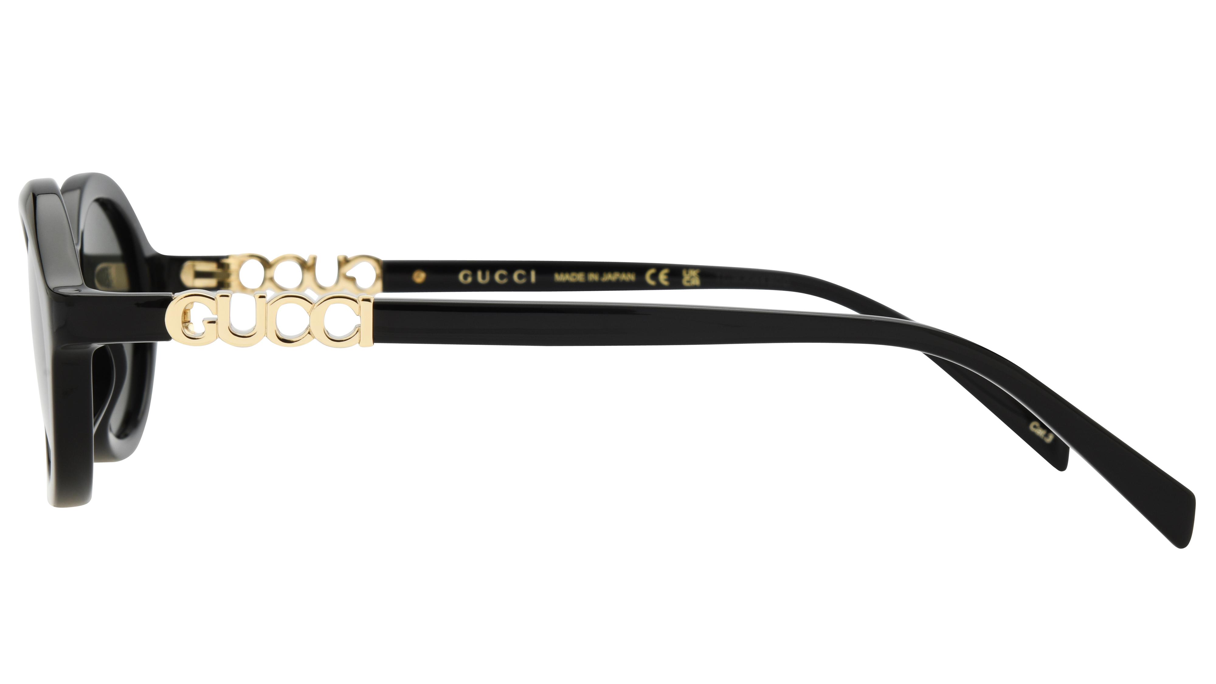 Lunettes de soleil Gucci Femme Noir Ovale Gg2153S Gauche