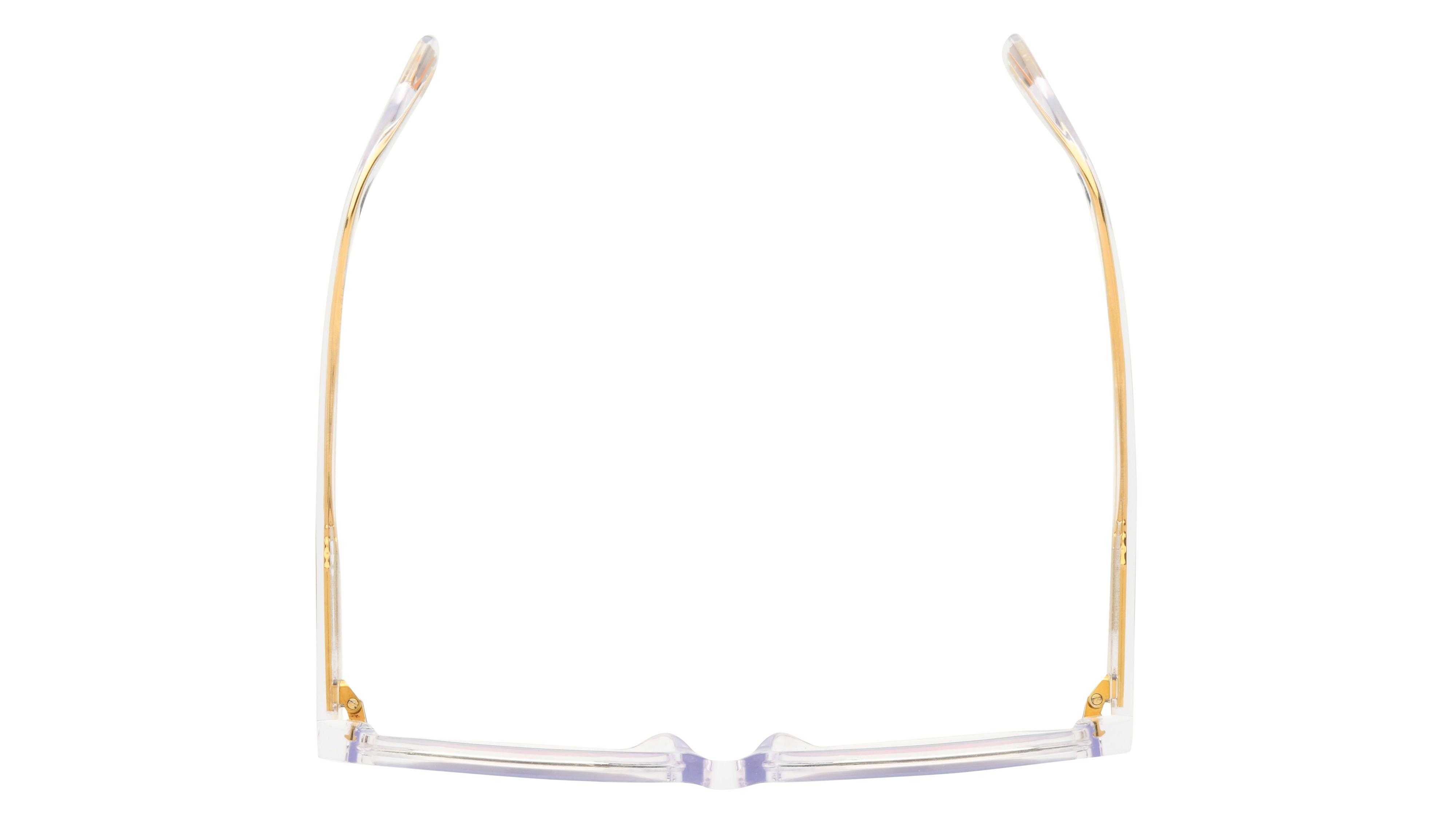 Lunettes de soleil French Disorder Femme Transparent Carré Fd2508/S Dessus