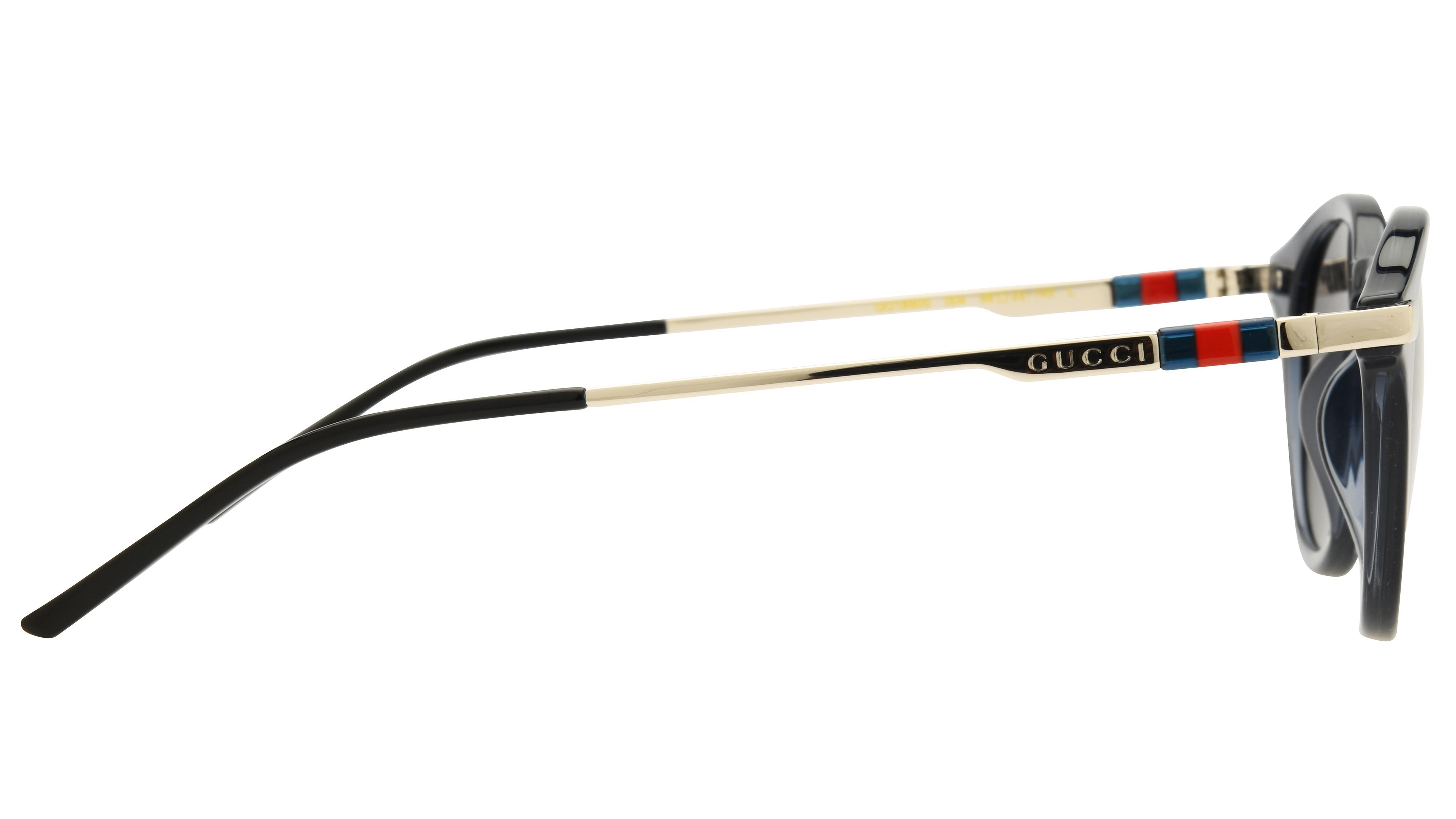 Lunettes de soleil Gucci Homme Bleu Ronde GG1890S Droite