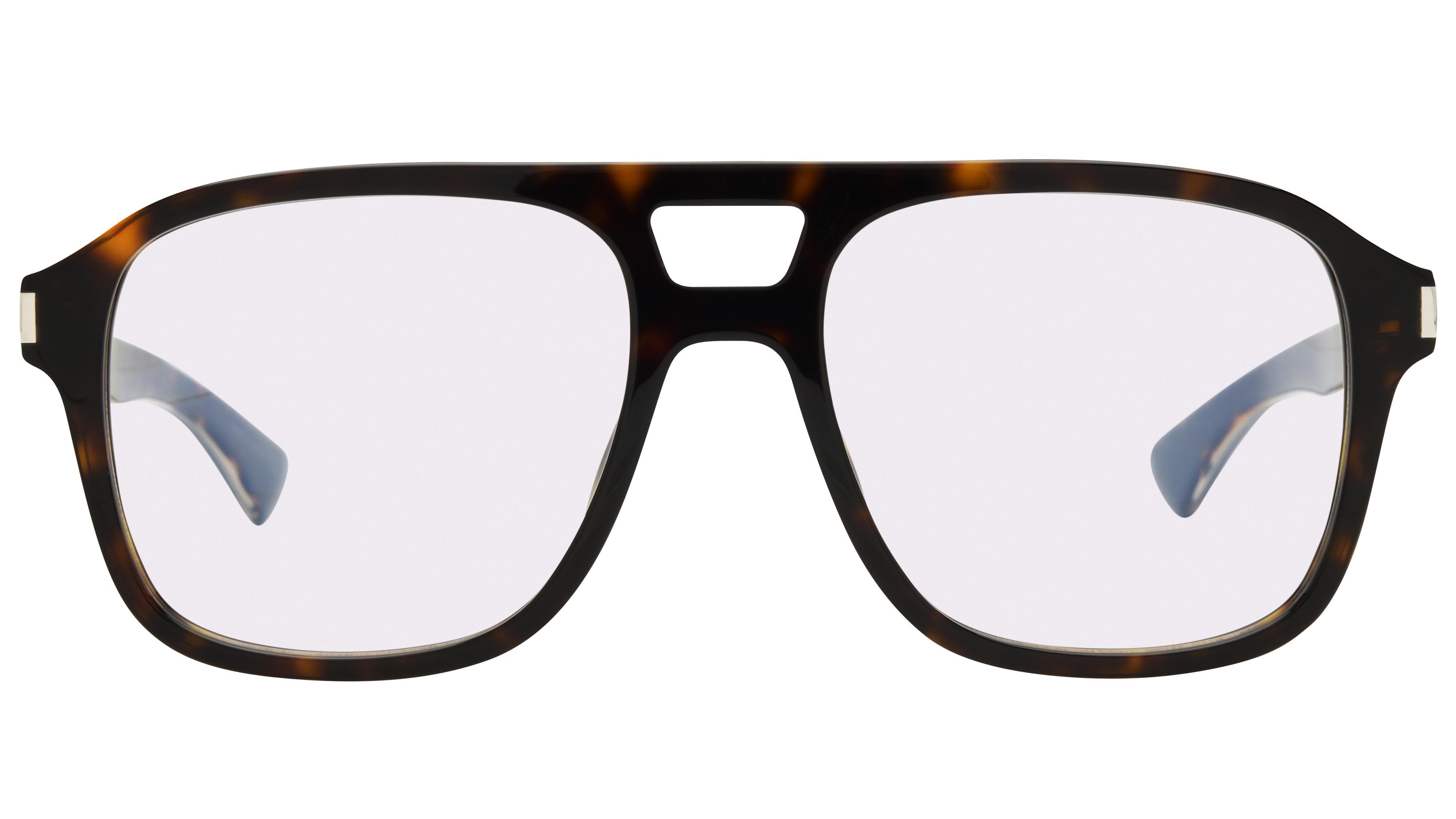 Lunettes de vue Saint Laurent Homme Écaille Aviateur sl Face