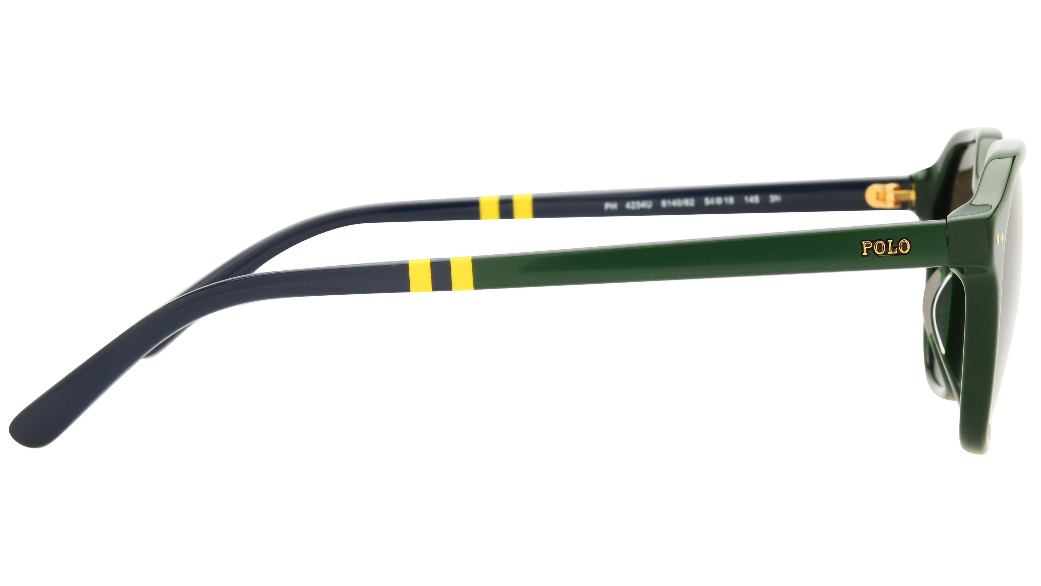 Lunettes de soleil Polo Ralph Lauren Homme Vert Angulaire PH4234U Droite