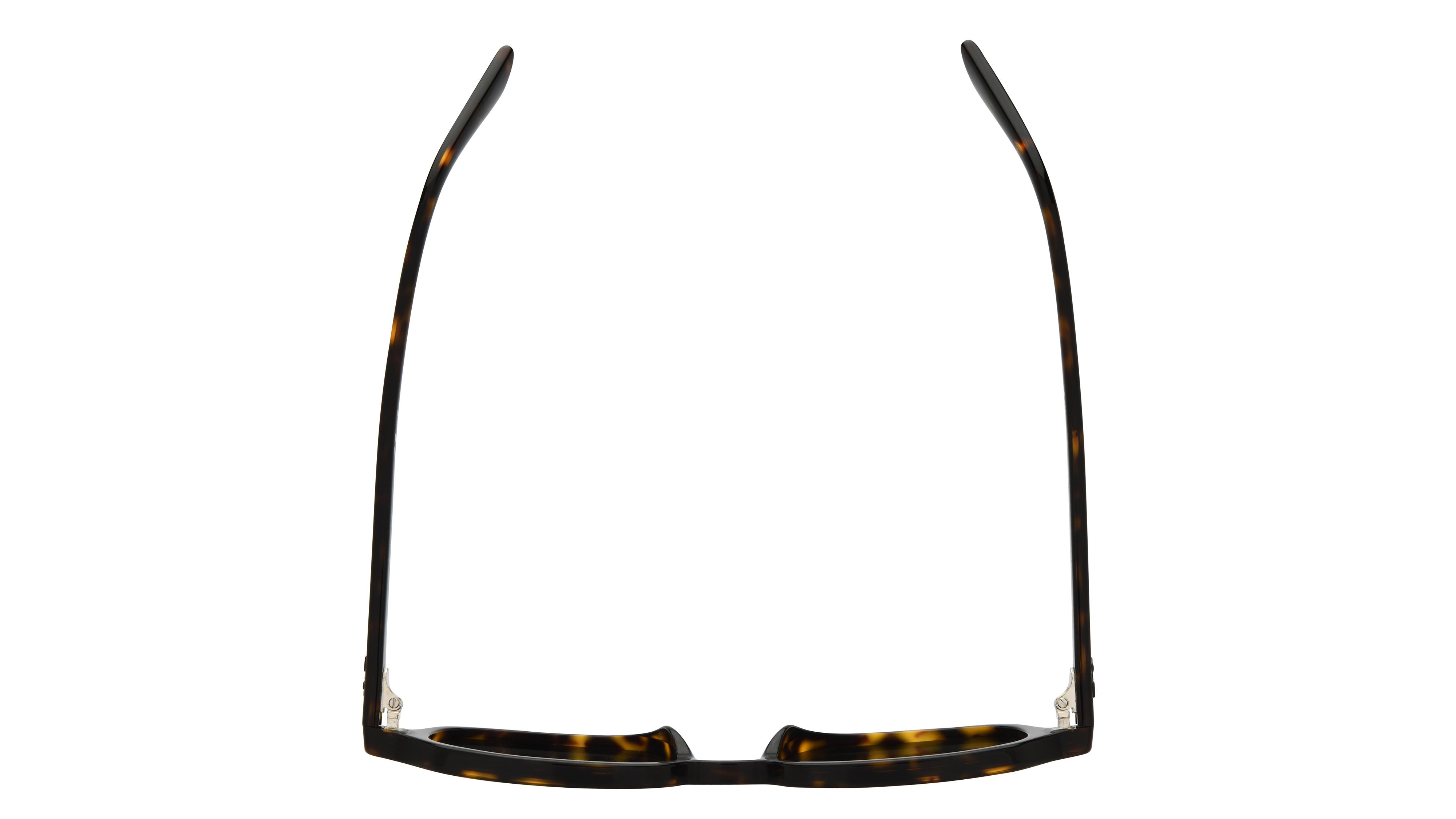 Lunettes de soleil Ray-Ban Mixte Écaille Rectangle RB4455 Dessus