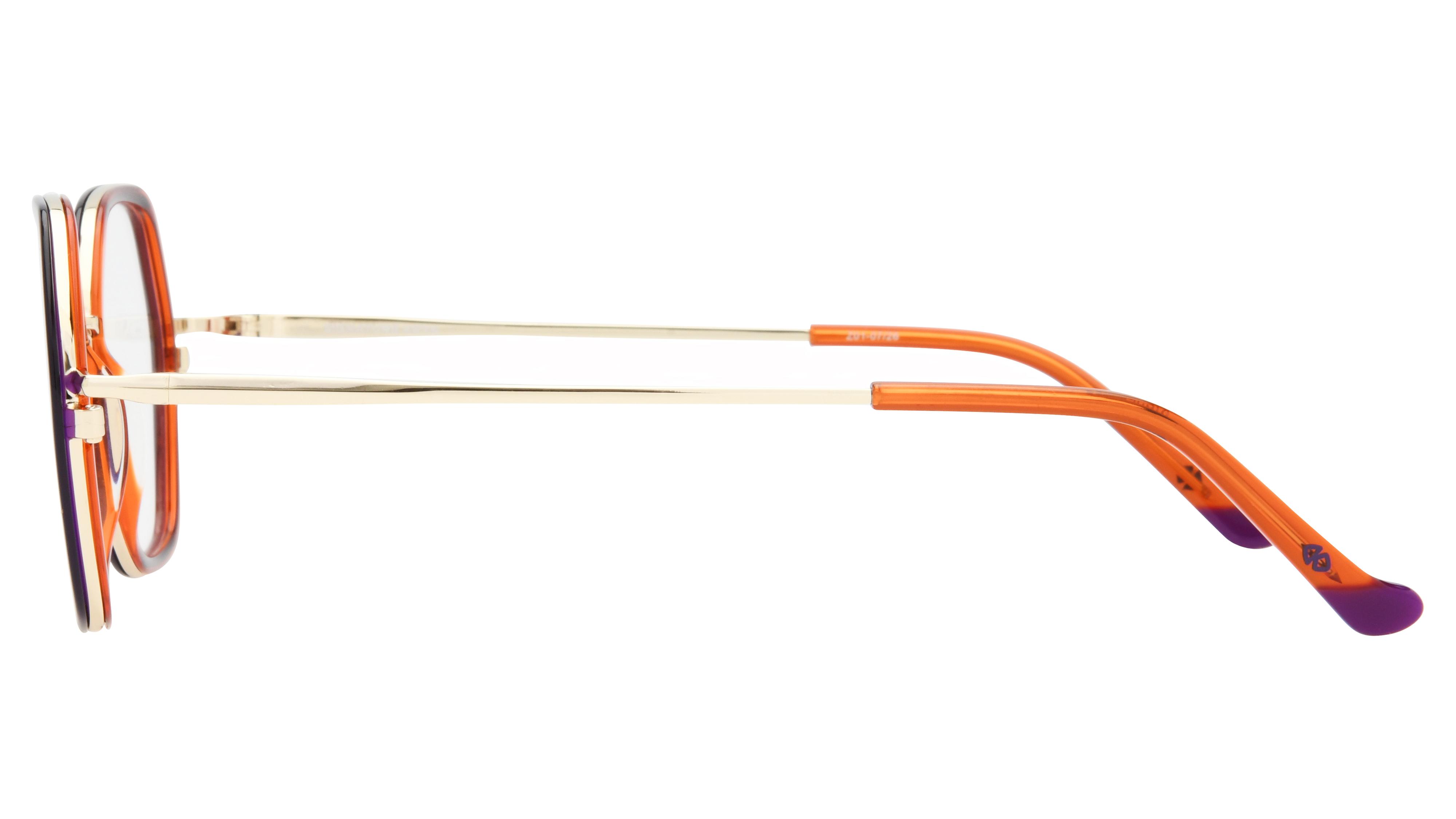 Lunettes de vue Signature Krys Femme Transparent Tonneau Kis2607 Gauche
