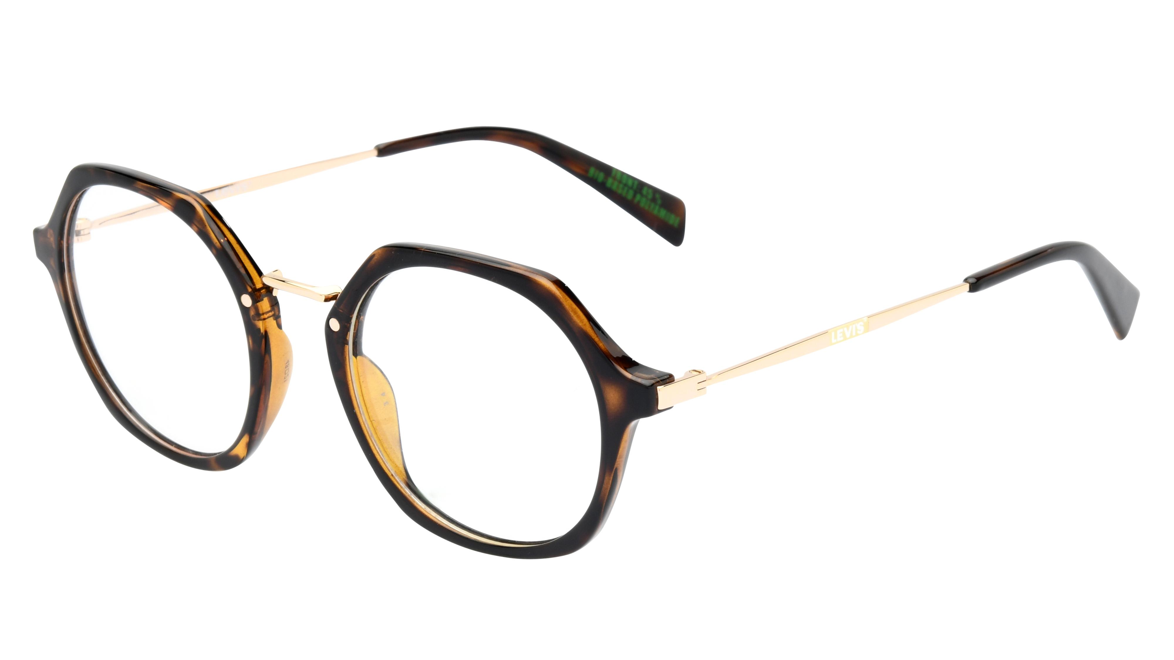 Lunettes de vue Levi's Femme Écaille Ronde Lv1070 Trois-Quart