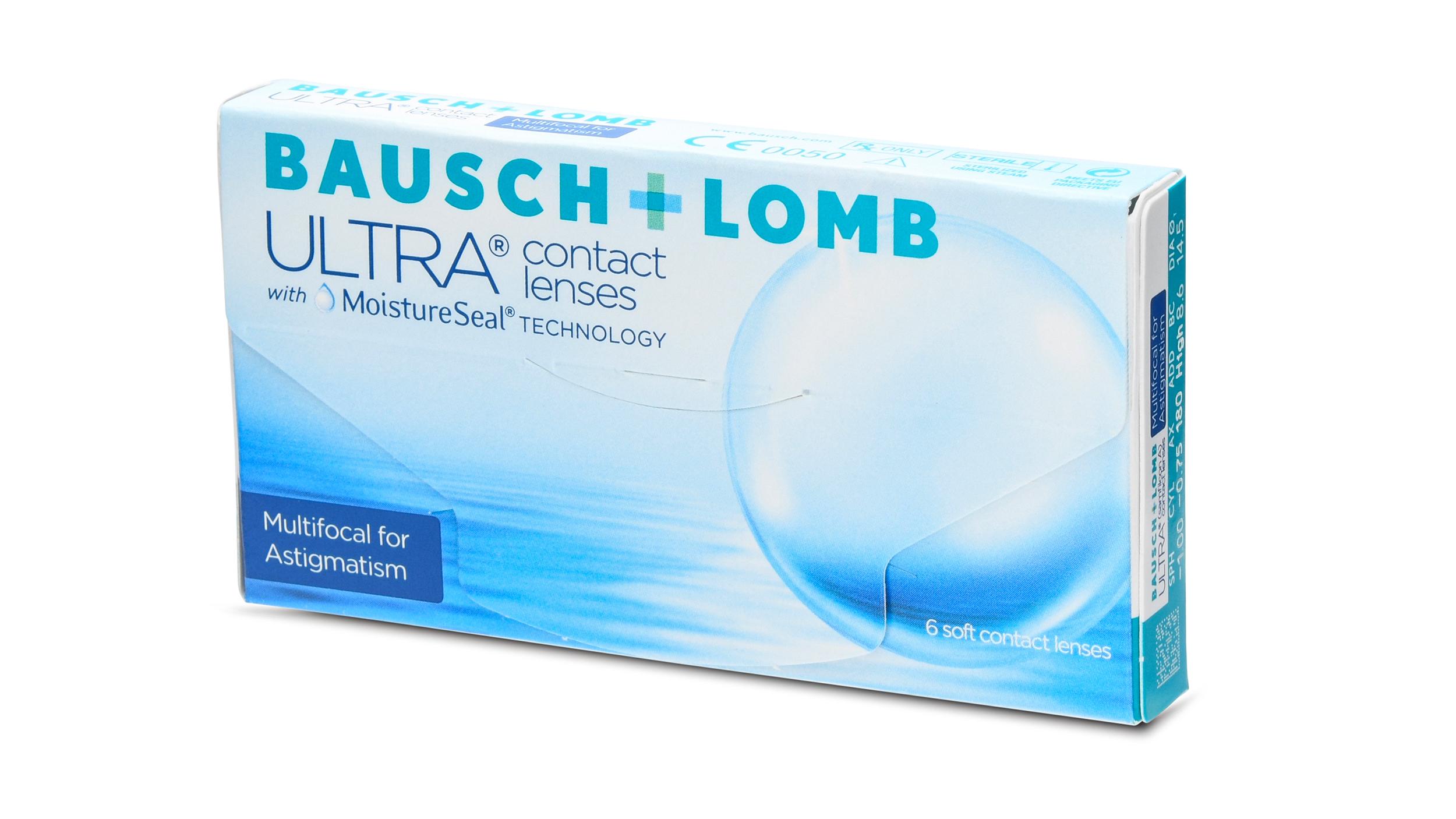 Lentilles de contact Ultra Multifocal for Astigmatism Low Boîte de 6