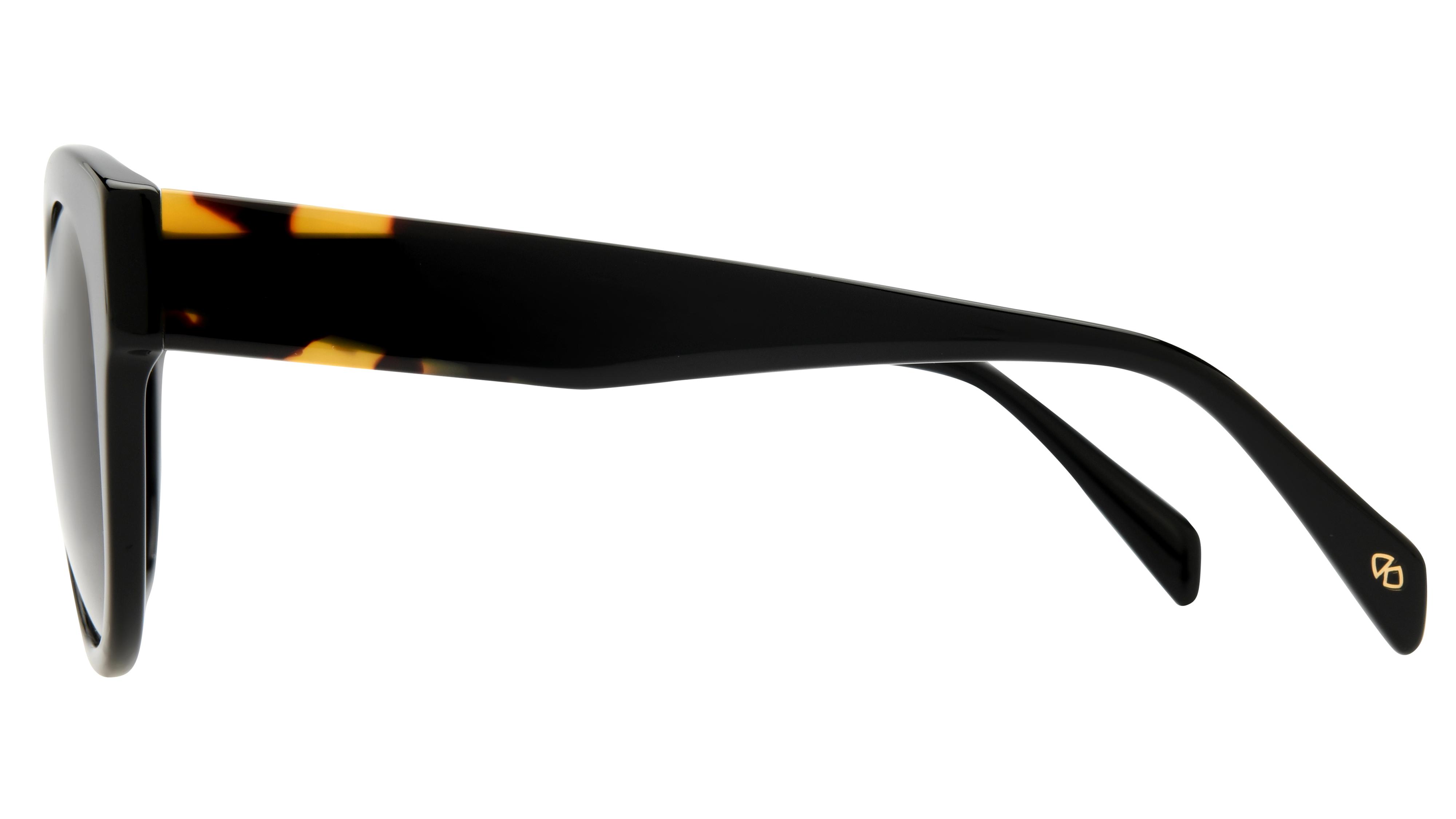 Lunettes de soleil Signature Krys Femme Noir Papillon Skj2532-D Gauche