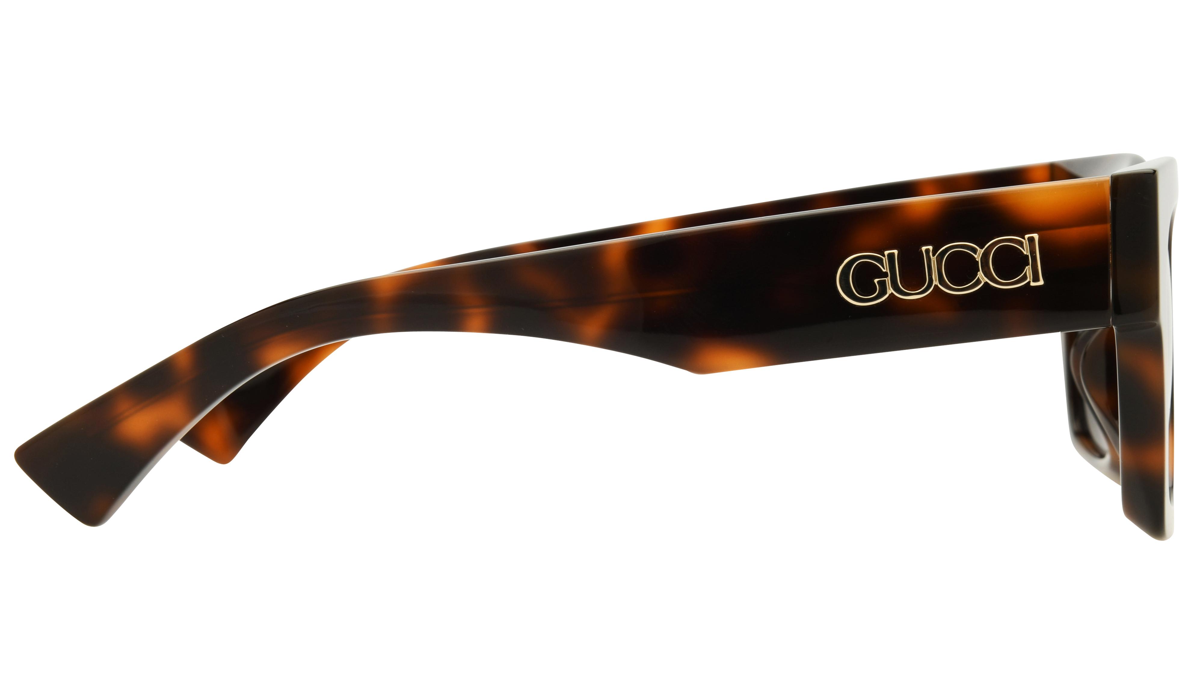Lunettes de soleil Gucci Femme Bleu Rectangle gg1835sa Droite