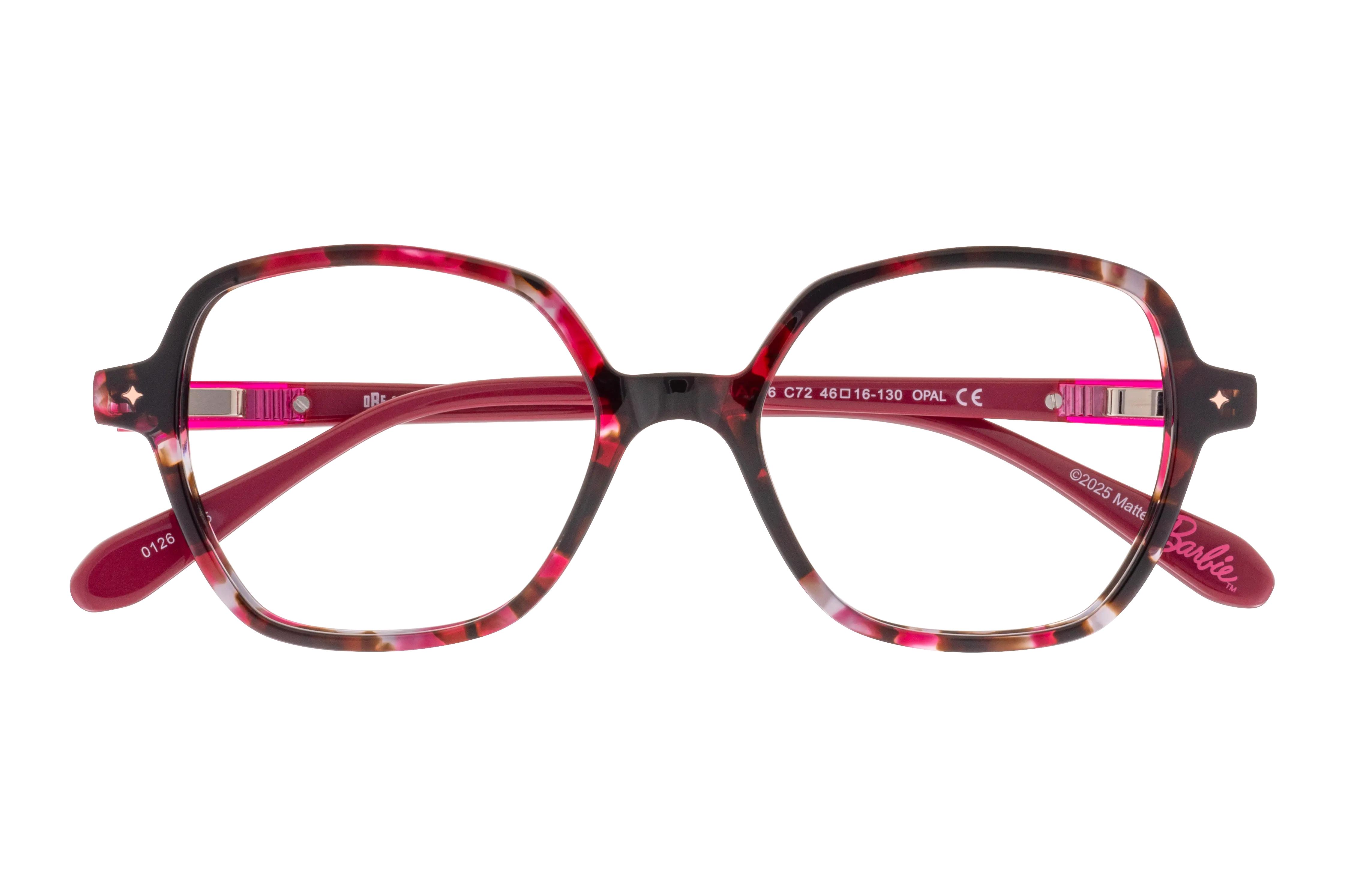 Lunettes de vue Barbie  Rose Papillon BAAA066C72 Face