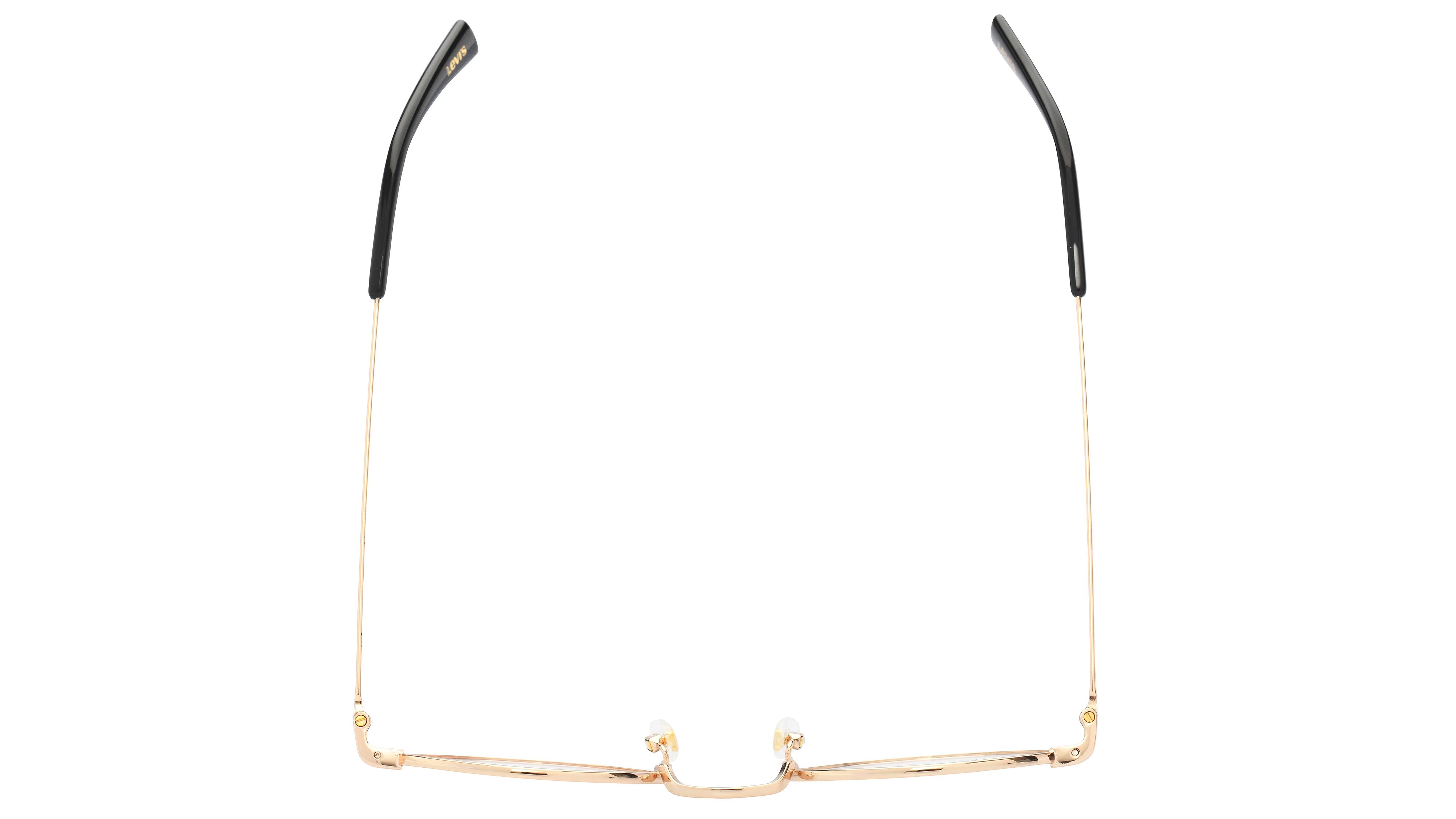 Lunettes de vue Levi's Mixte Or Ronde Lv1007 Dessus