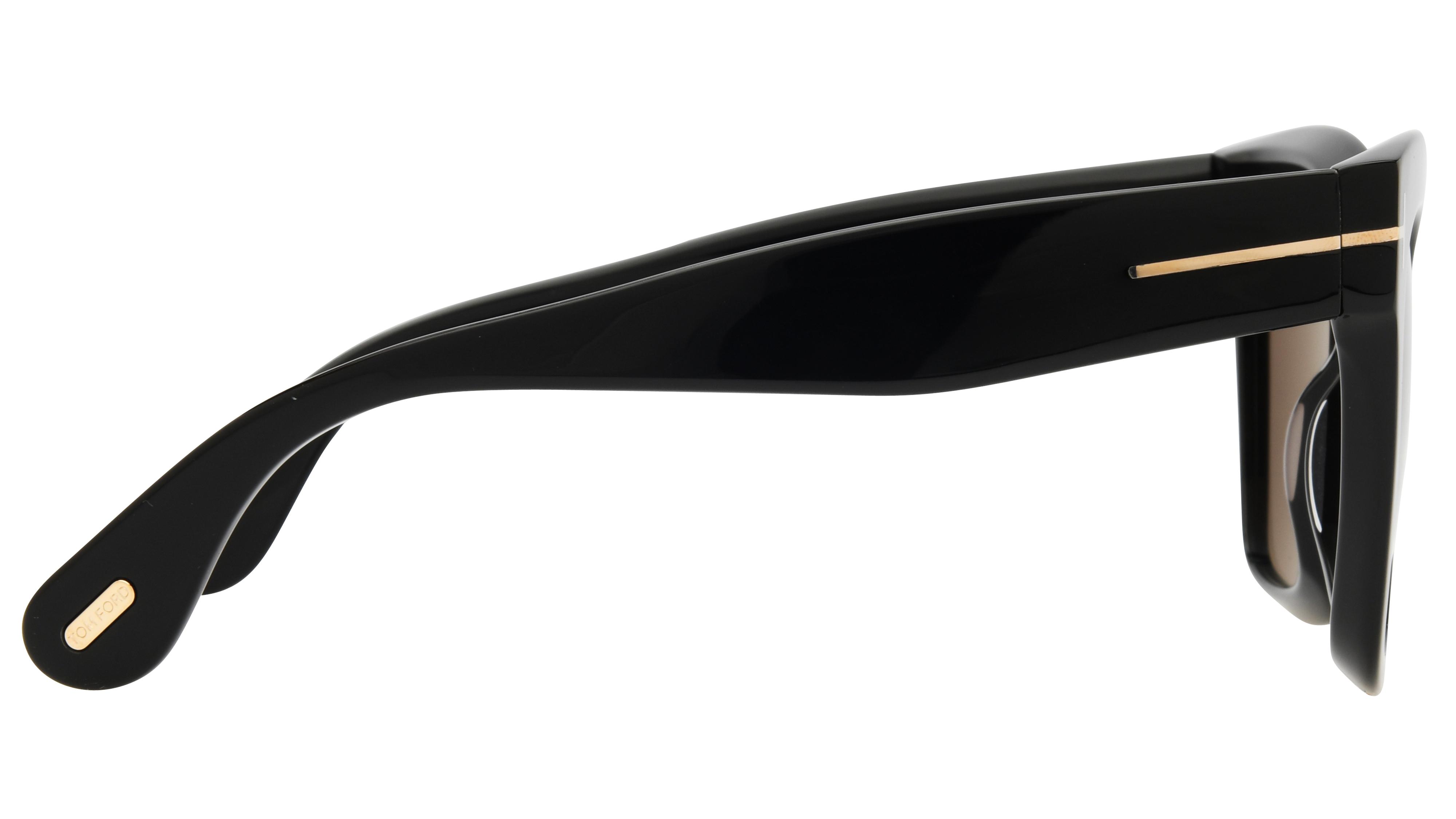 Lunettes de soleil Tom Ford Femme Noir Papillon Ft1217 Droite