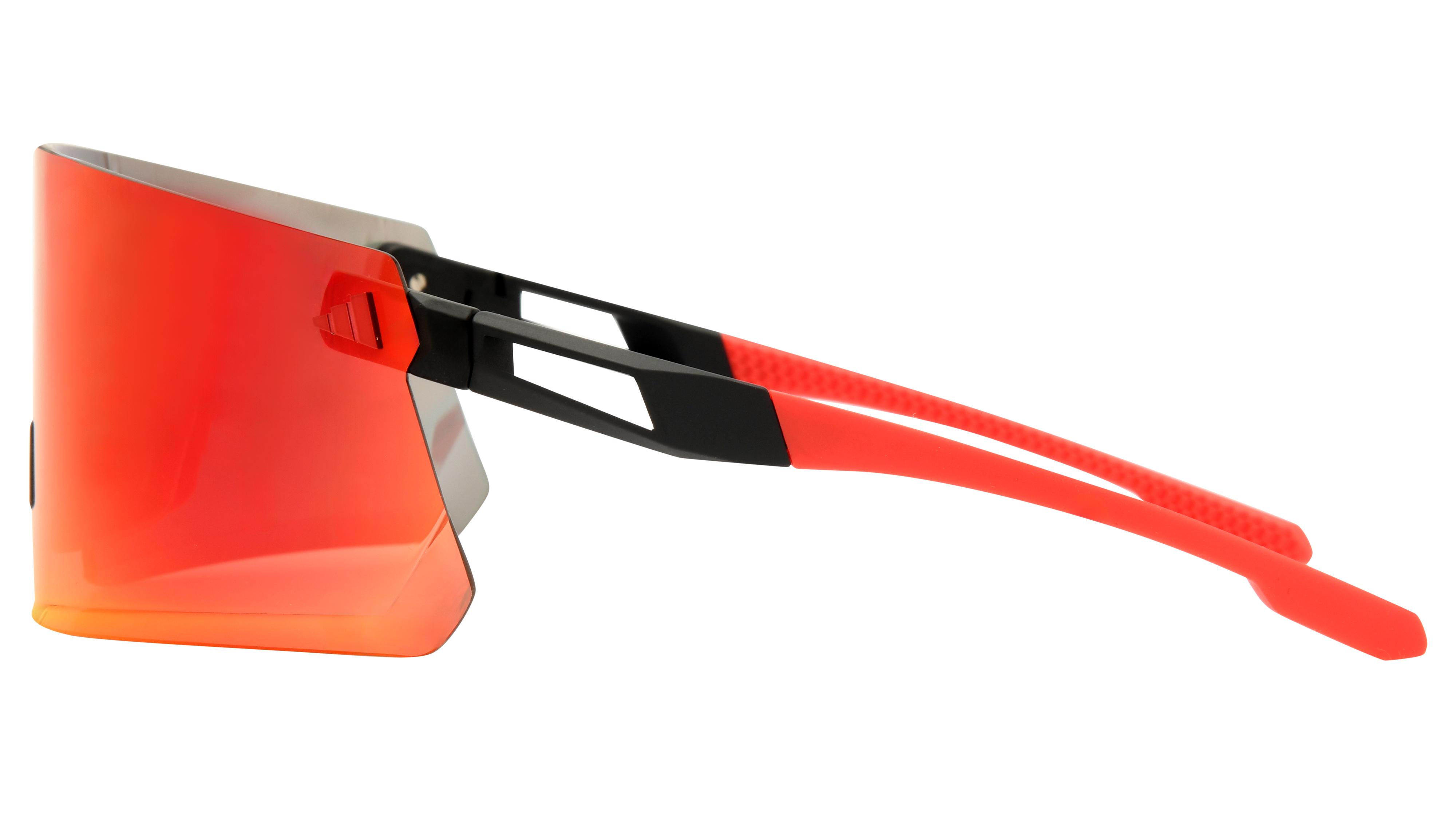 Lunettes de soleil Adidas Mixte Noir Rectangle SP0090 Gauche