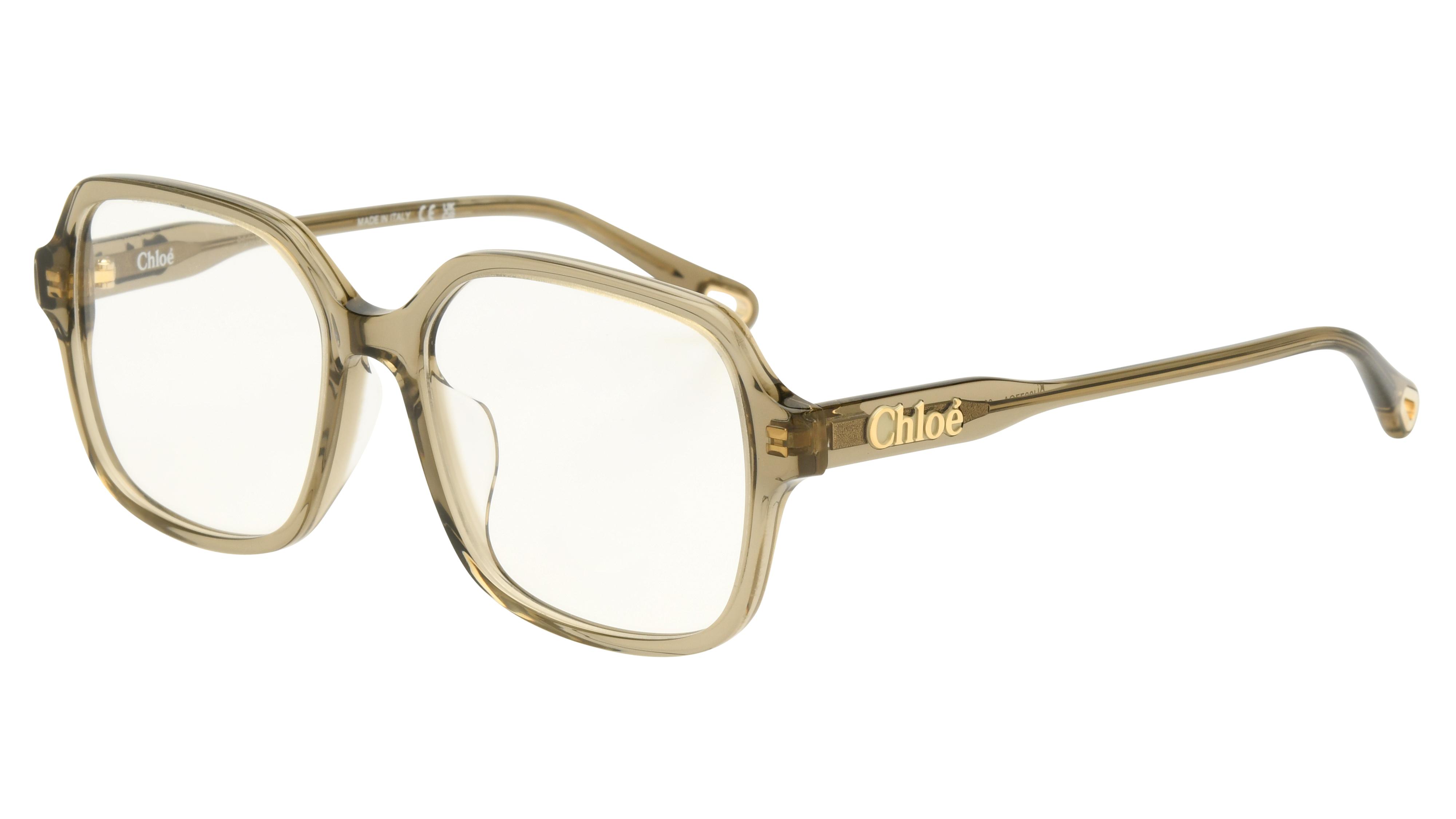 Lunettes de vue Chloé Femme Vert Carré Ch0277Oa Trois-Quart