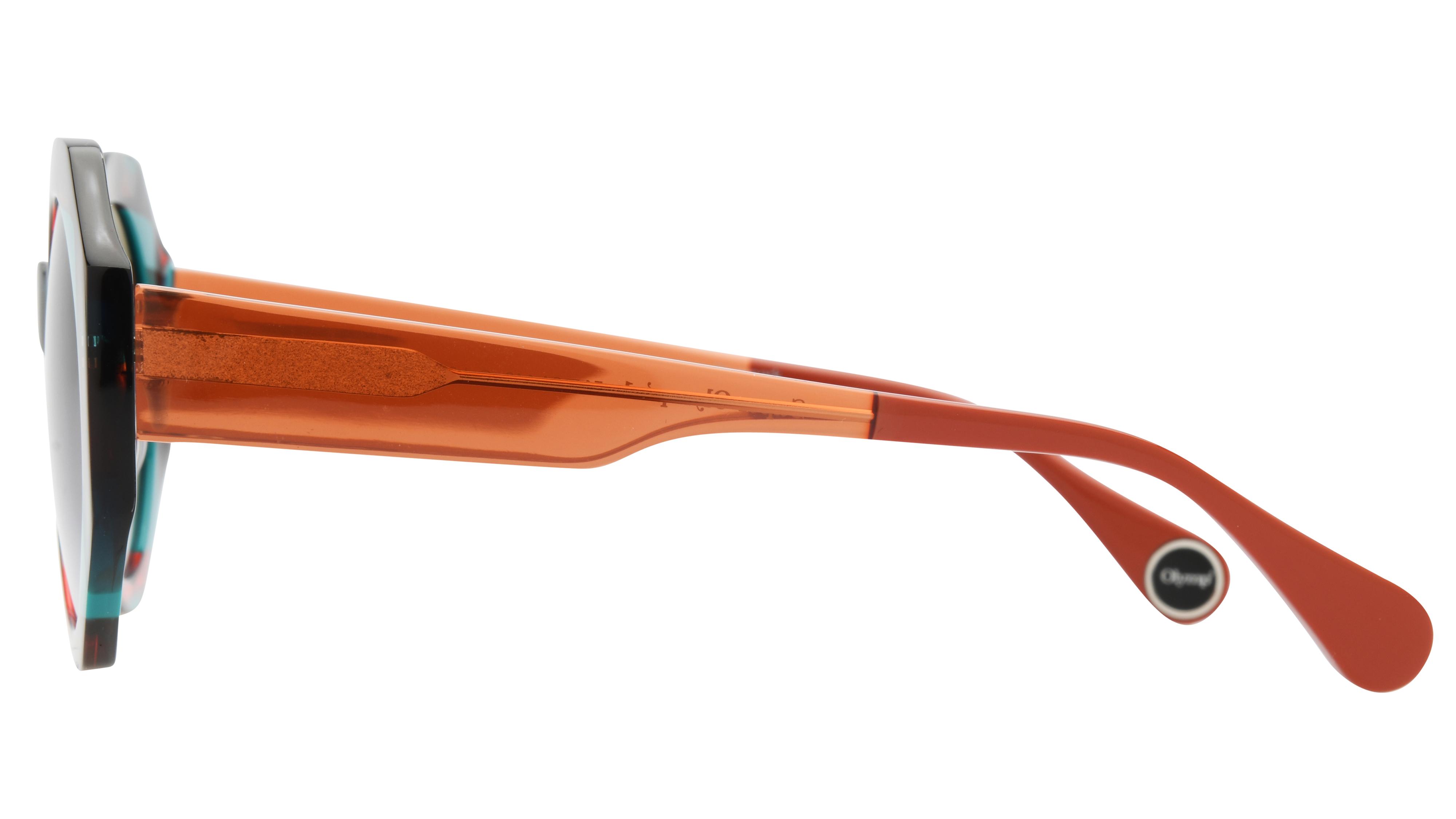 Lunettes de soleil WOOW Femme Rouge Carré Superolymp1 Gauche