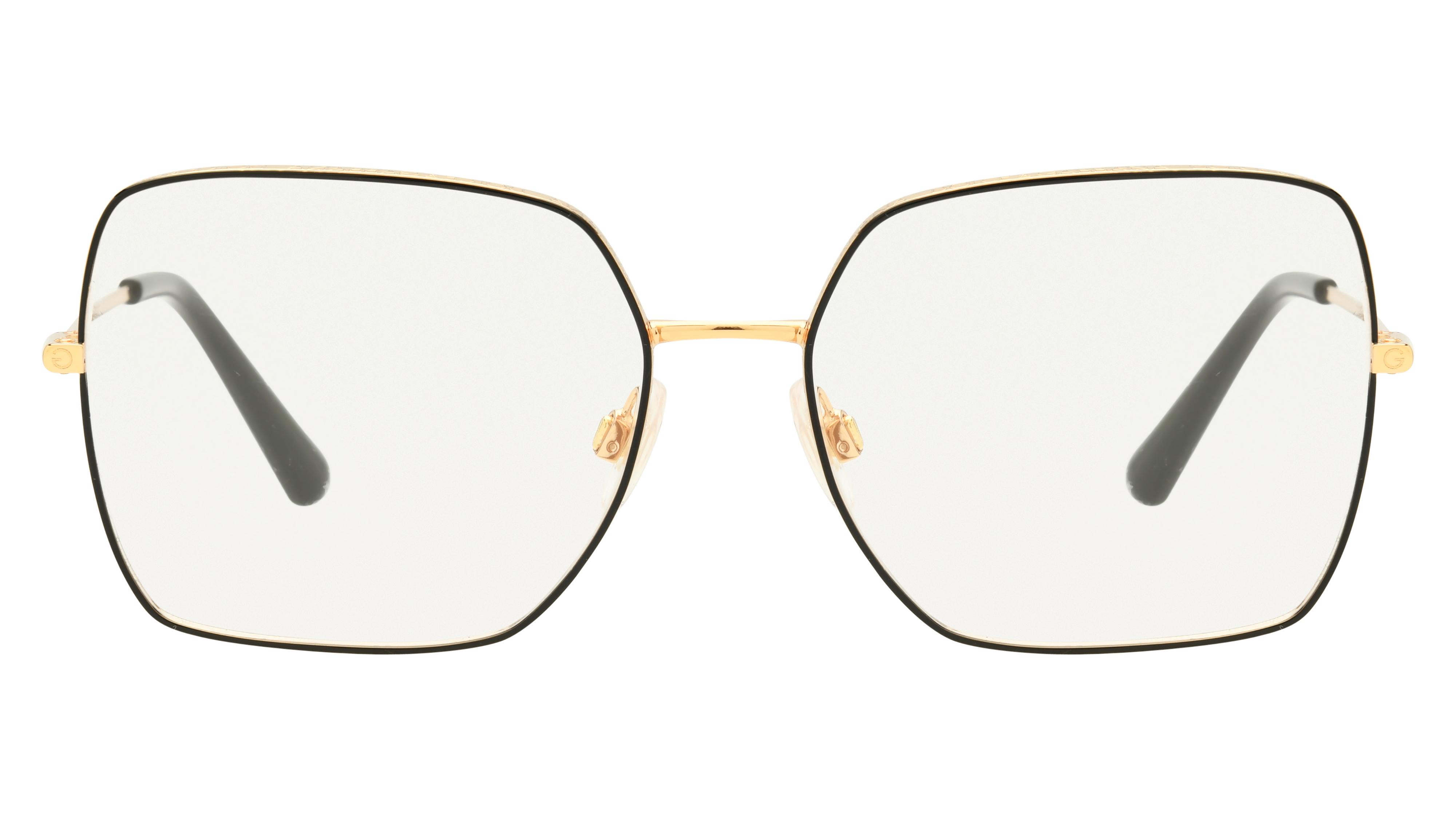 Lunettes de vue  Femme Noir Carré dg1323 Face