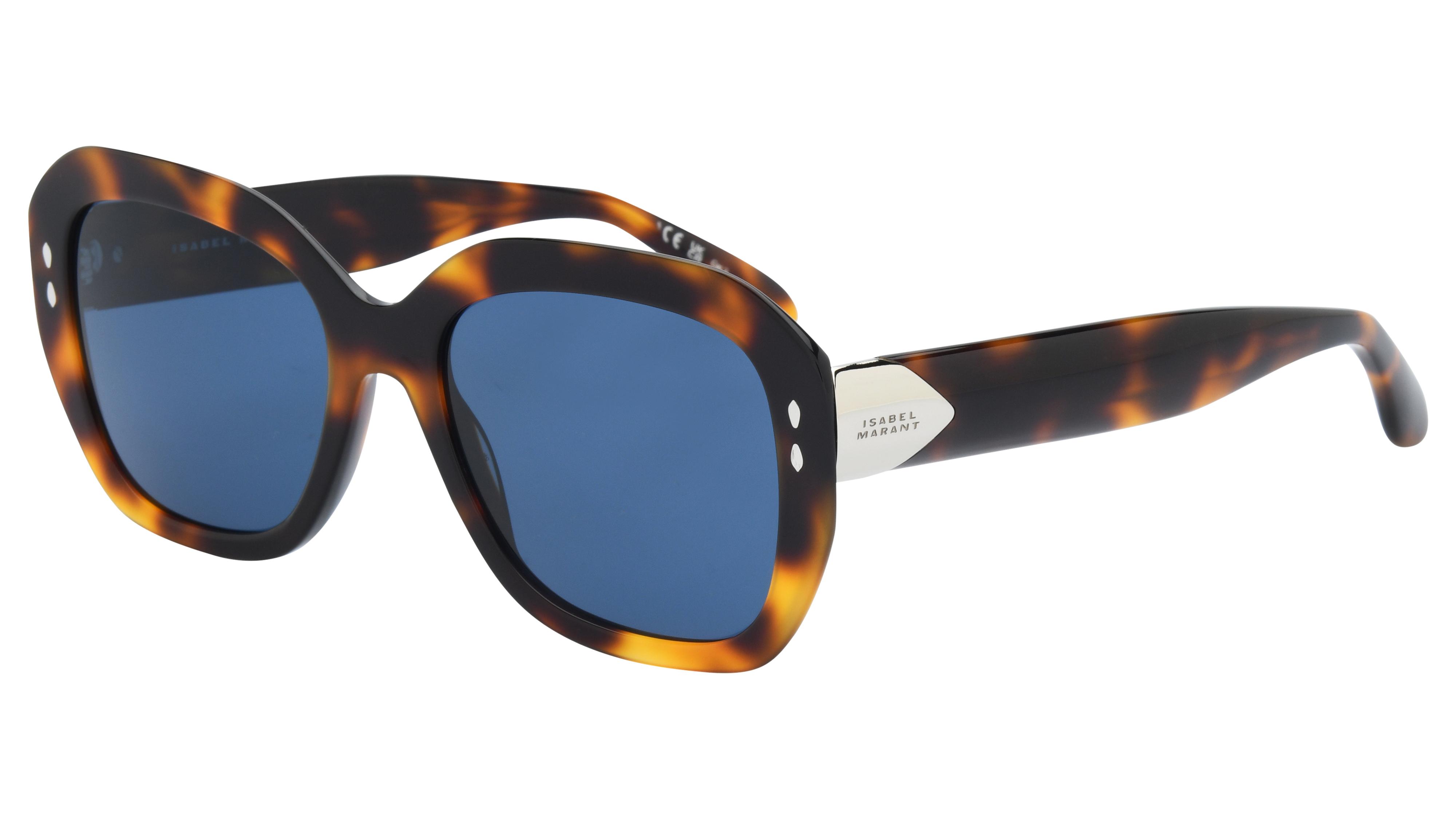 Lunettes de soleil Isabel Marant Femme Écaille Rectangle IM Trois-Quart