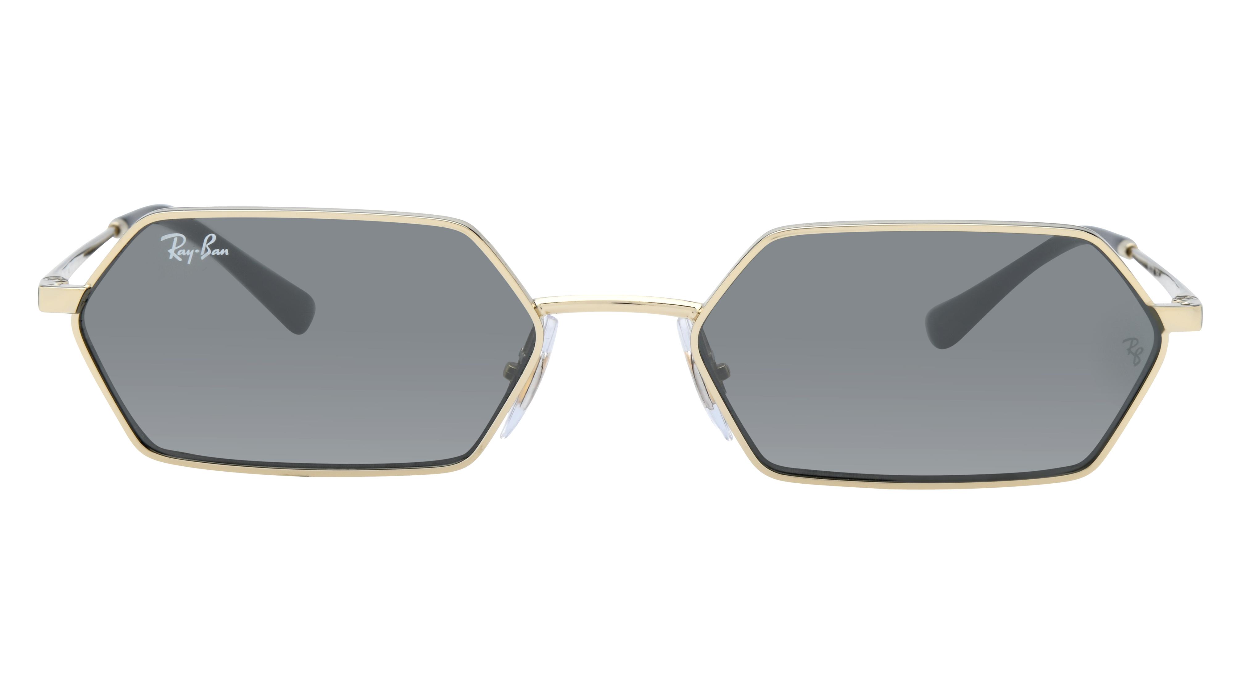 Lunettes de soleil Ray-Ban Mixte Gris Rectangle RB3728 Face