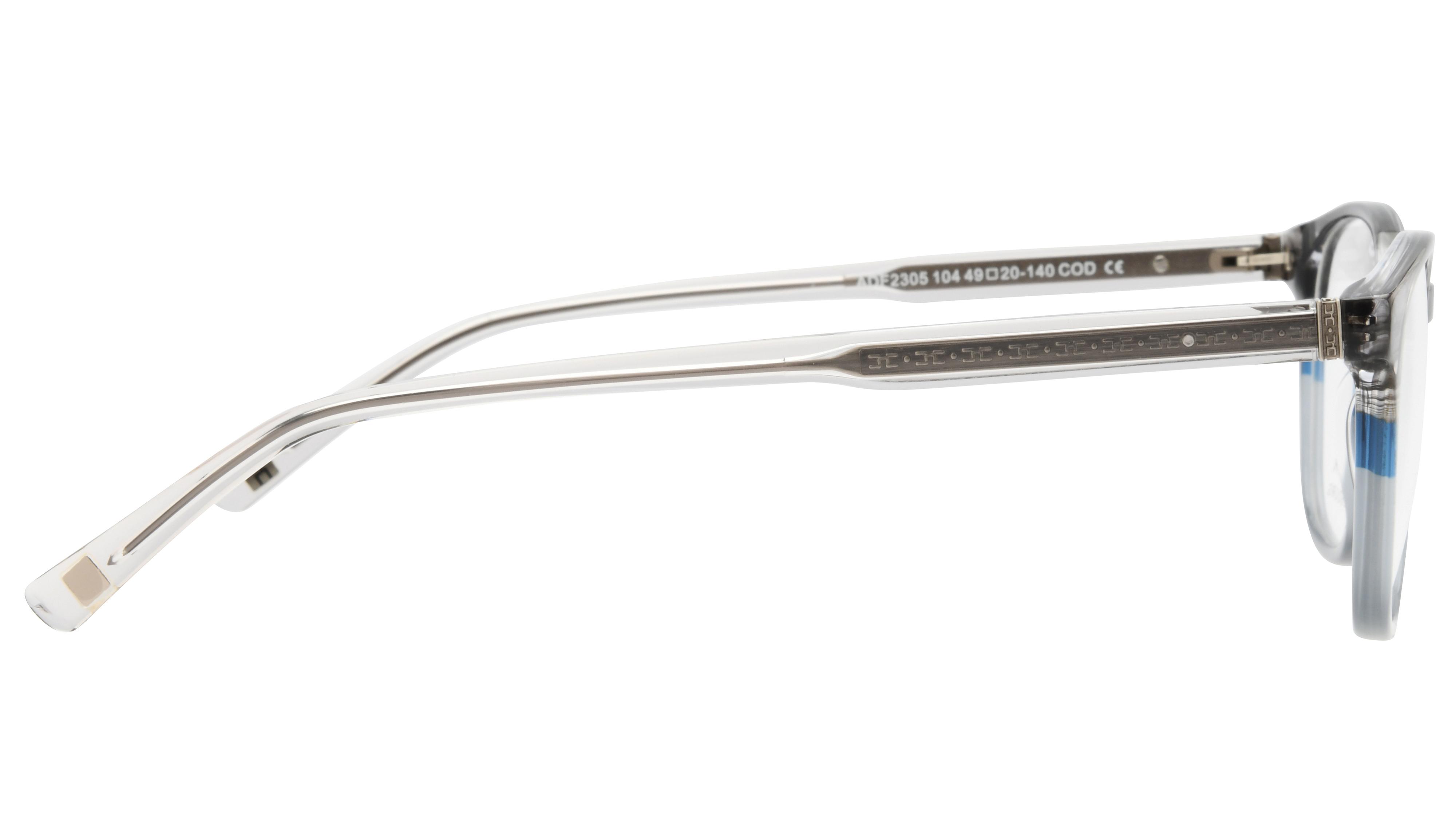 Lunettes de vue L'Atelier du Faubourg Homme Gris Carré Adf2305 Droite