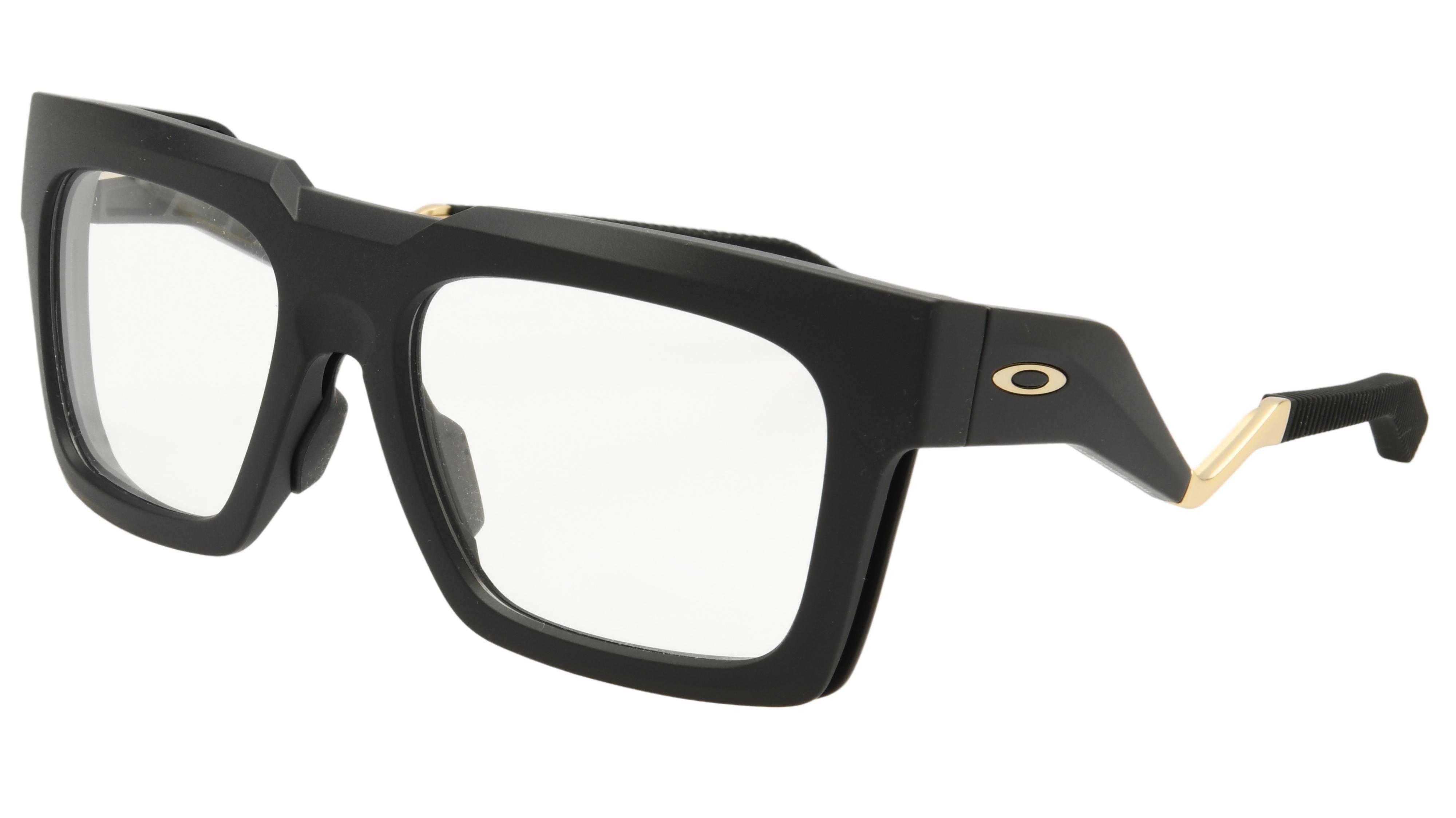 Lunettes de vue Oakley Mixte Noir Carré Ox8190 Trois-Quart