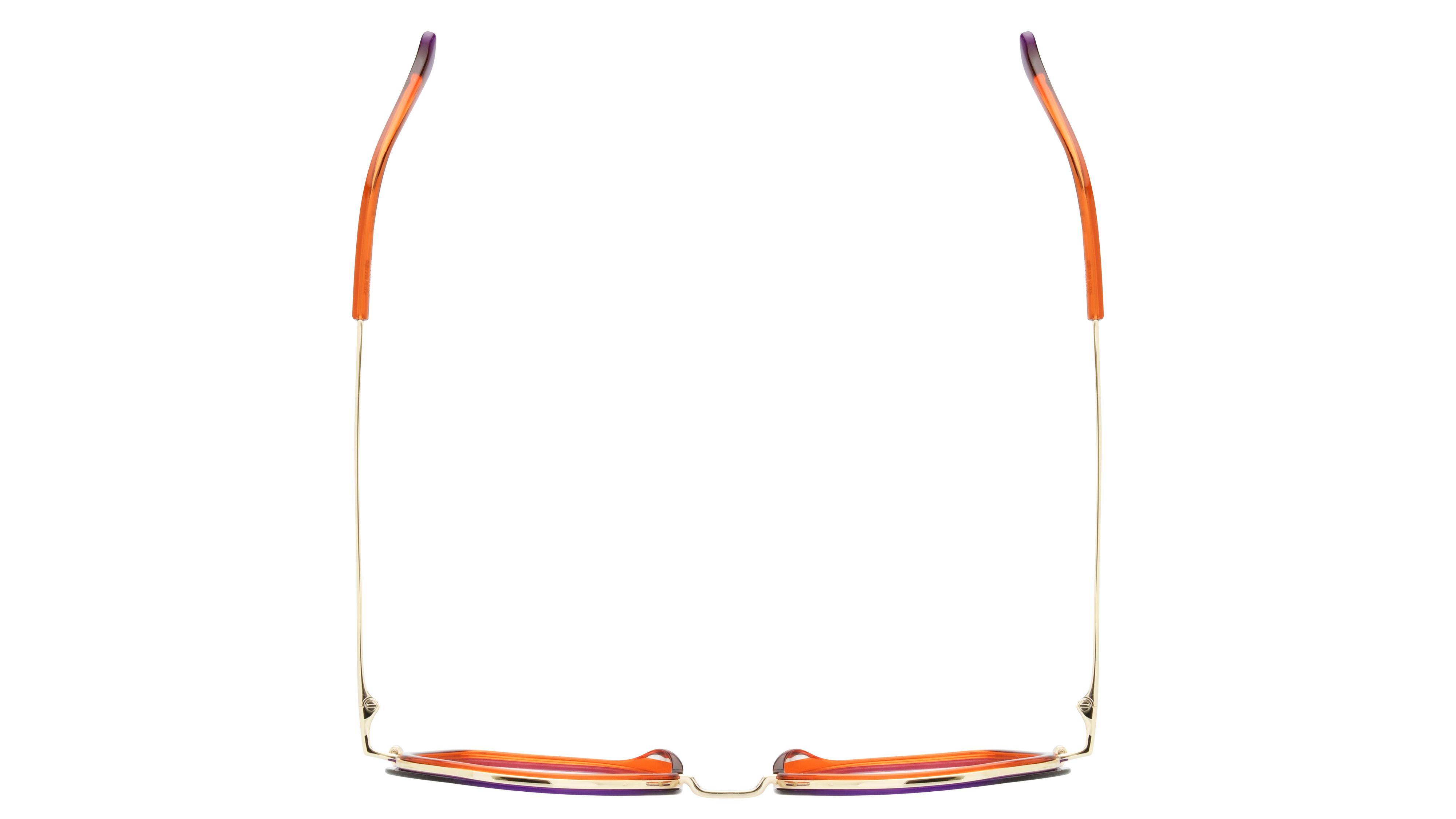 Lunettes de vue Signature Krys Femme Transparent Tonneau Kis2607 Dessus
