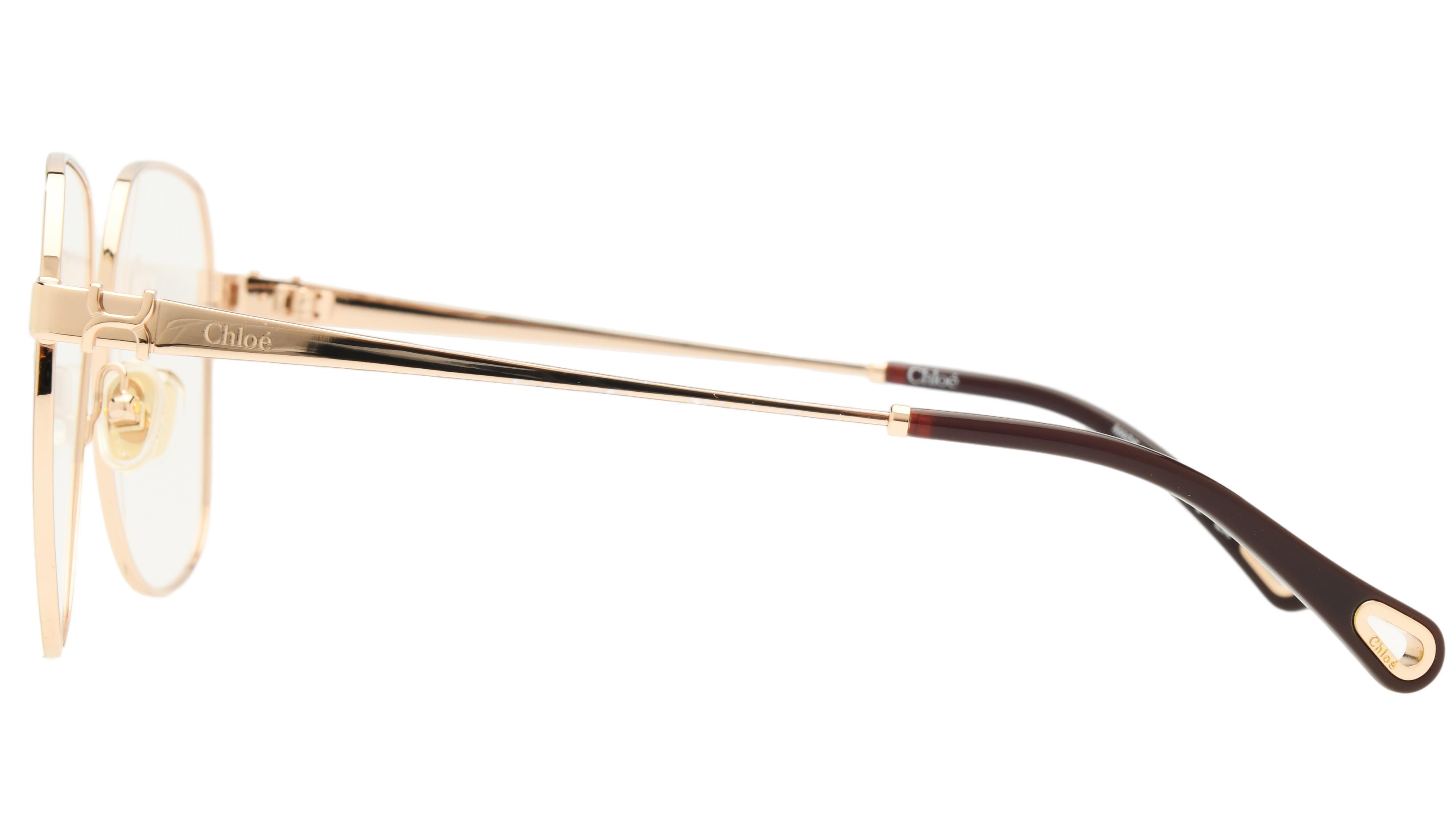 Lunettes de vue Chloé Femme Or Pantos ch0307o Gauche