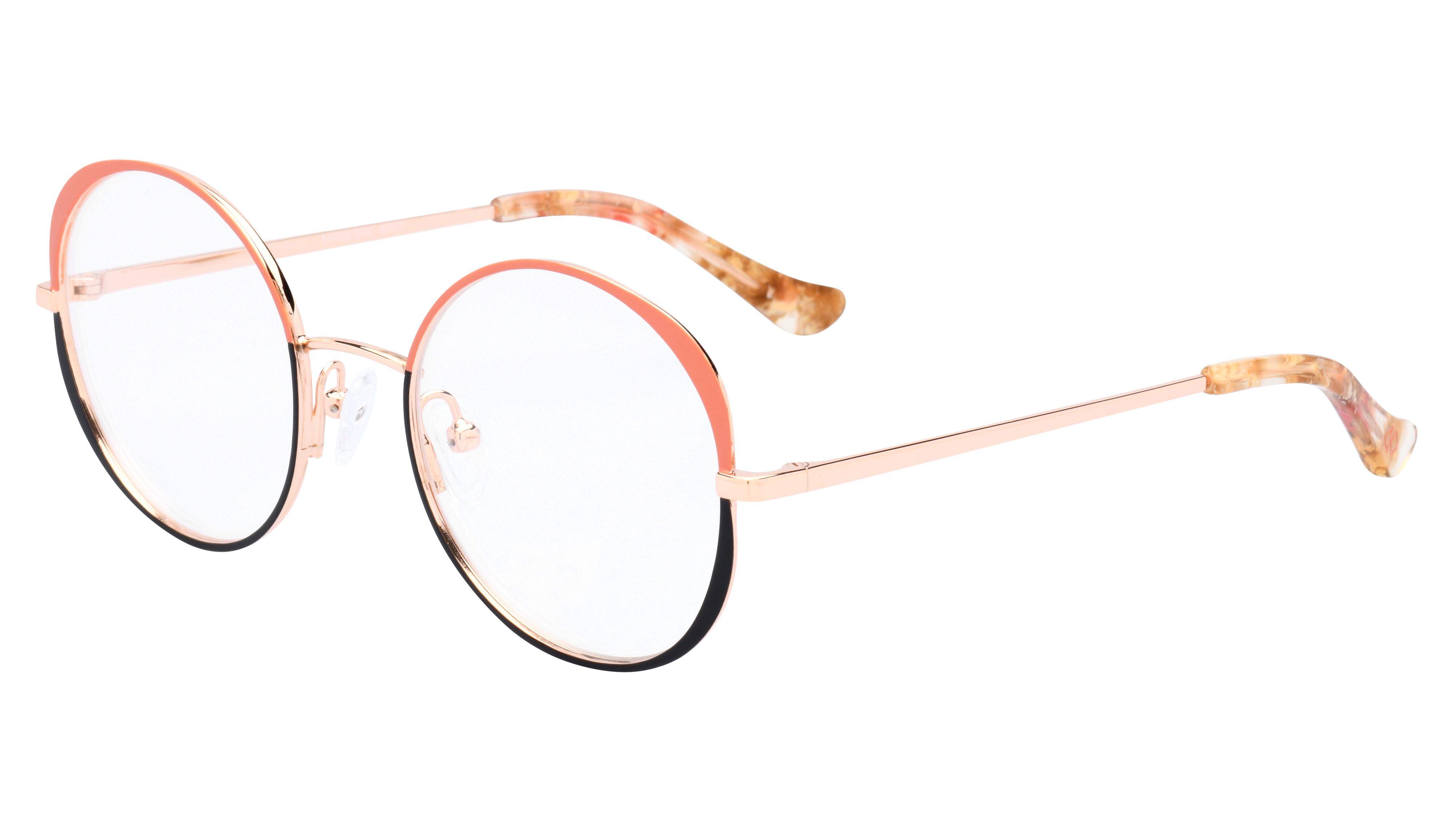 Lunettes de vue Signature Krys Kis2301 216 Or Rose Ronde Krys