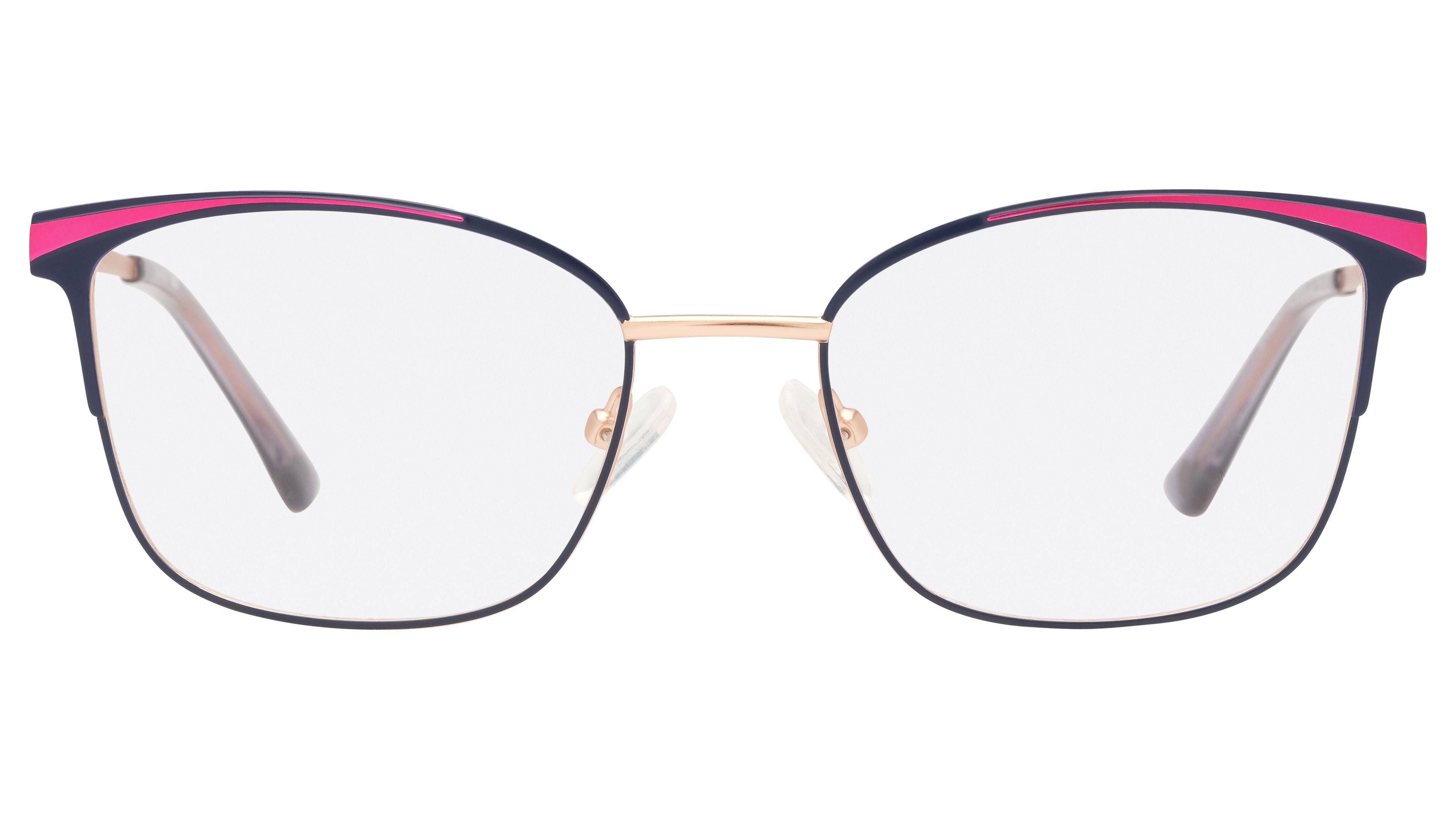 Lunettes de vue Baïa Femme Violet Papillon Baa2609 Face
