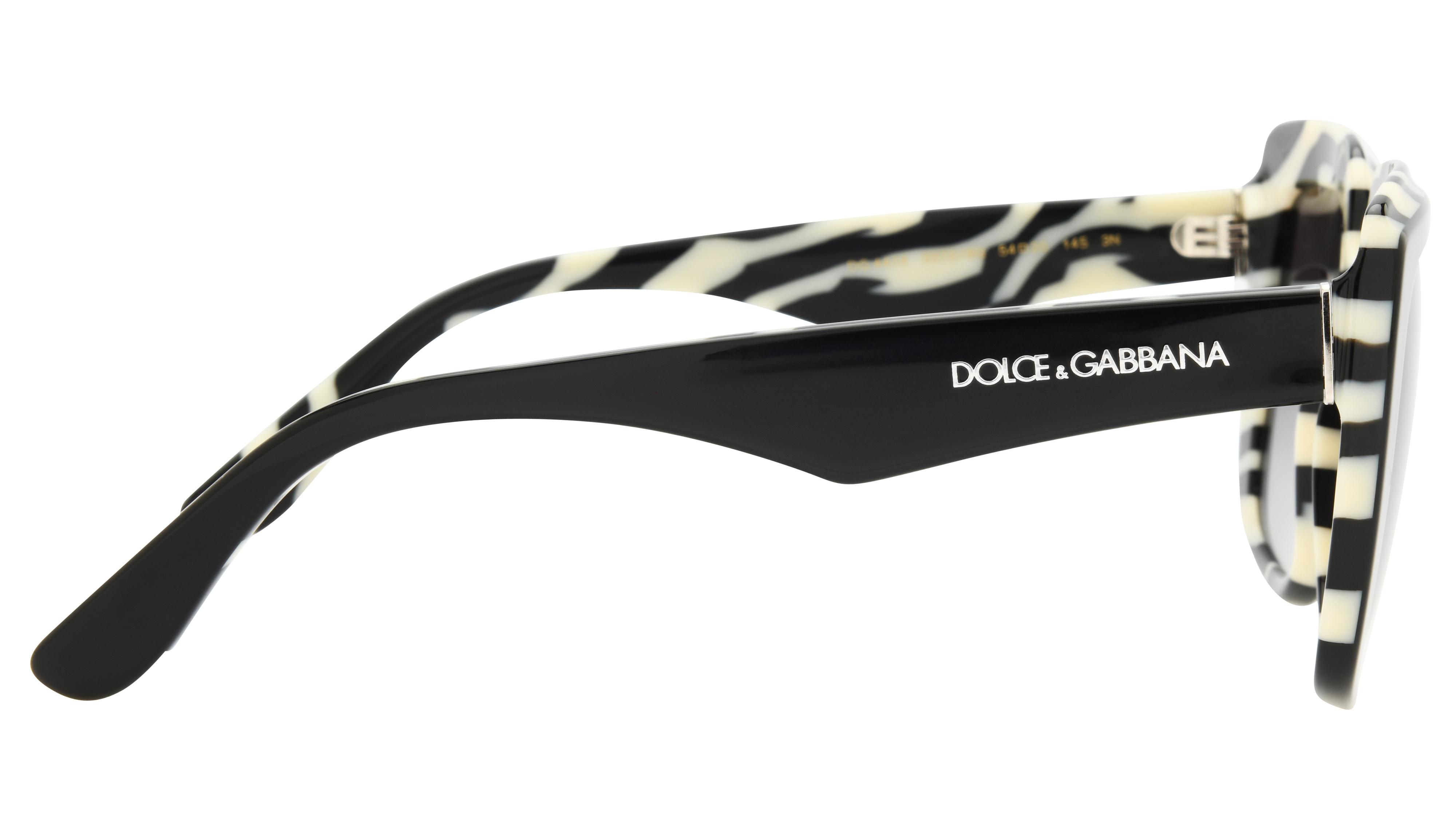 Lunettes de soleil Dolce&Gabbana Femme Noir Carré DG4414 Droite