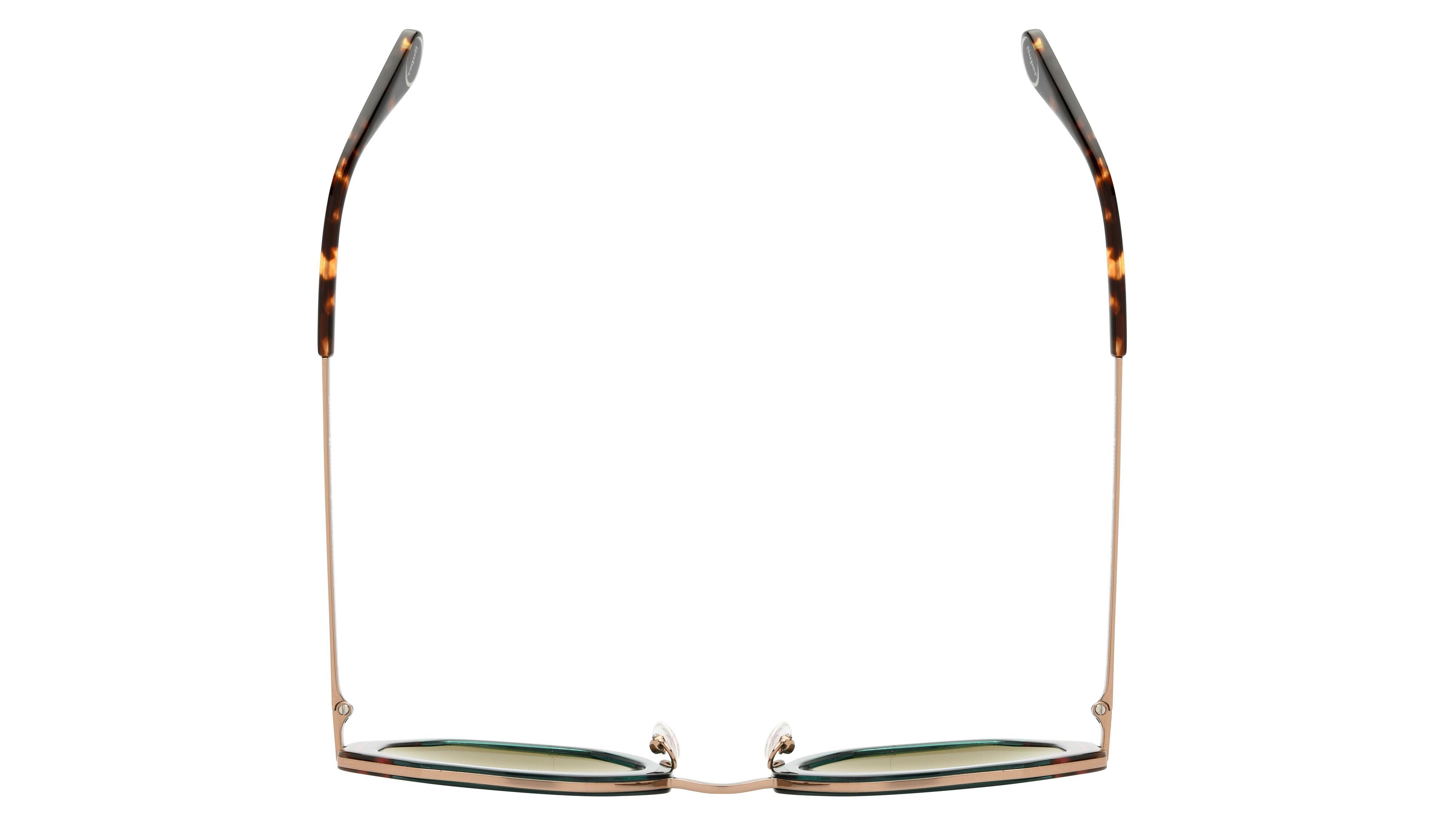 Lunettes de soleil WOOW Femme Vert Carré Superrunner2 Dessus