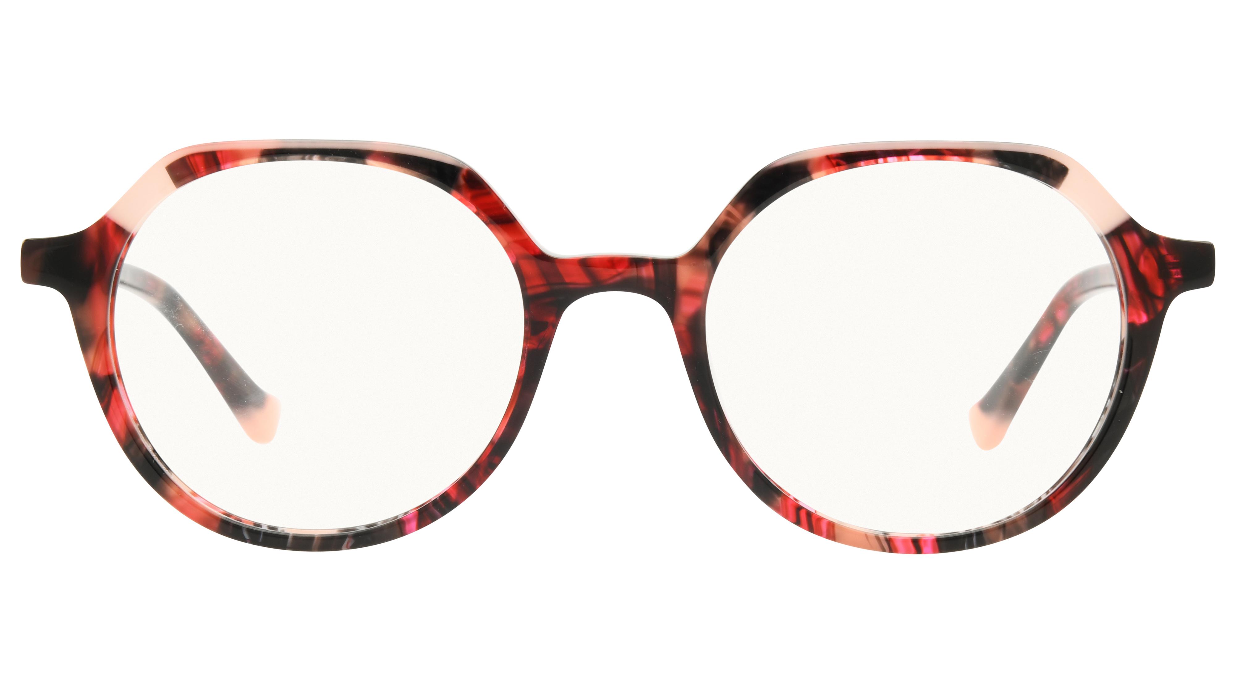 Lunettes de vue Signature Krys Femme Rose Pantos Kis2503 Face