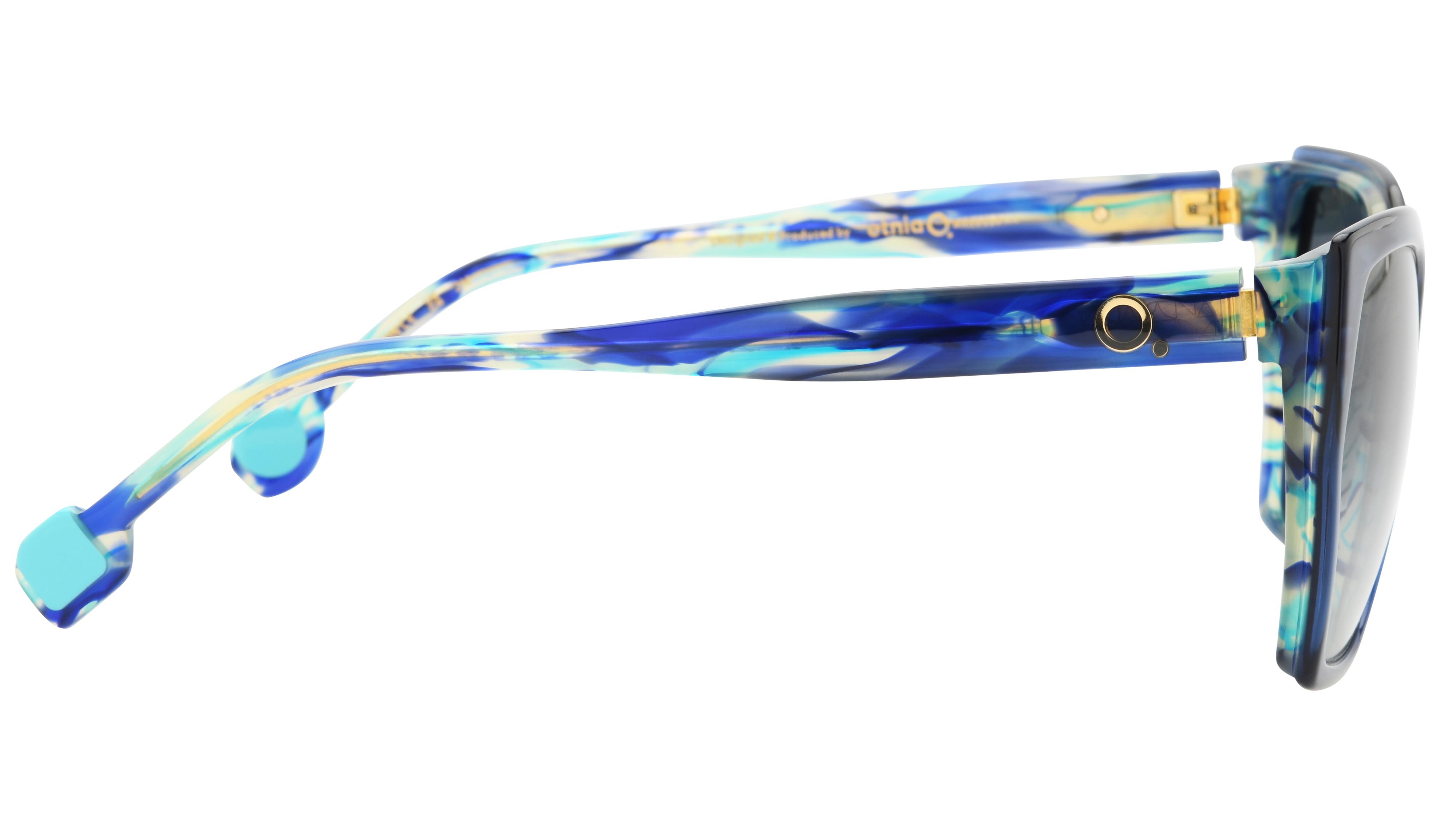 Lunettes de soleil Etnia Barcelona Femme Bleu Papillon SYLYS Droite